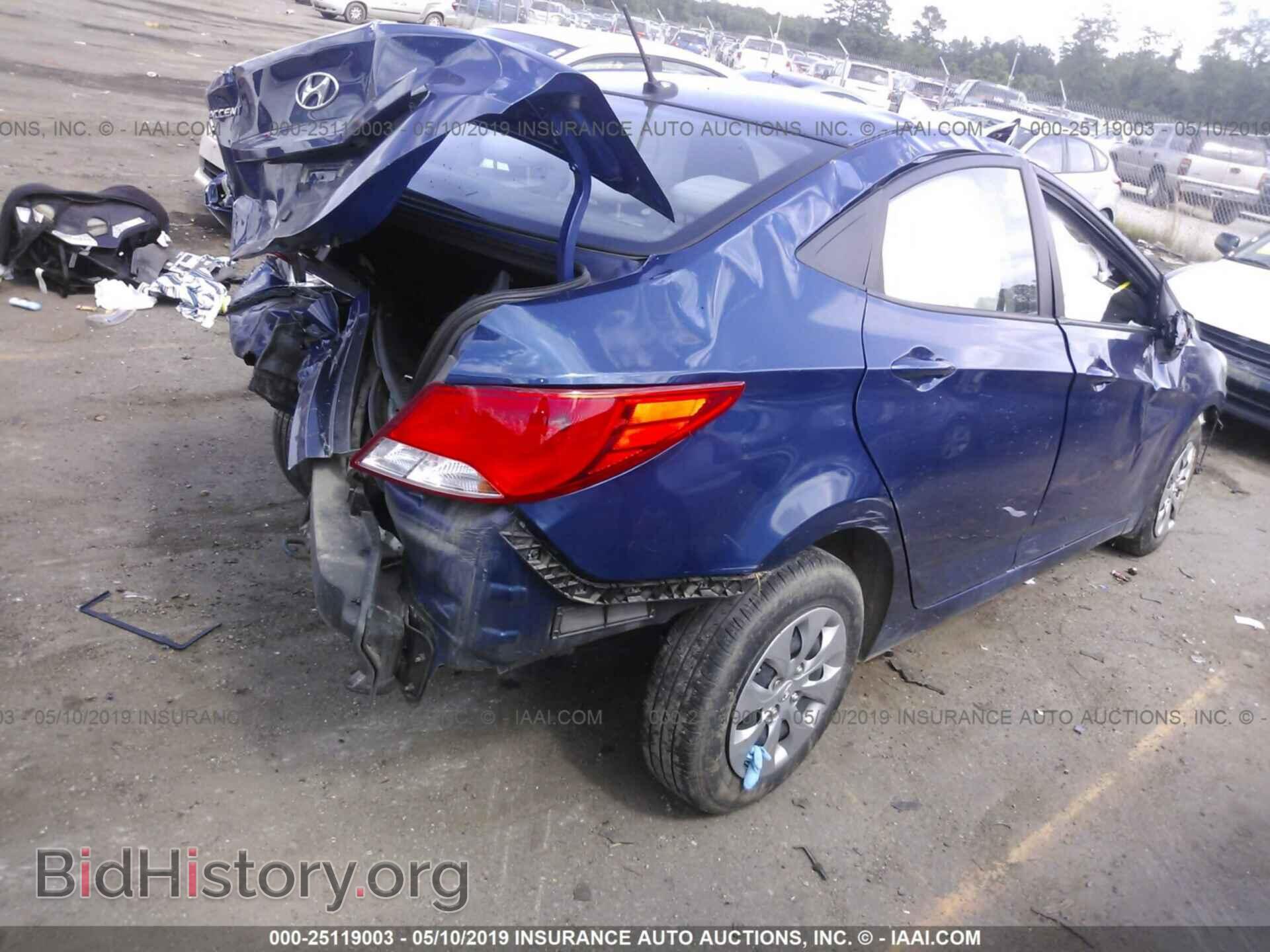 2017 HYUNDAI ACCENT - VIN: KMHCT4AE4HU255448 - Фото 4