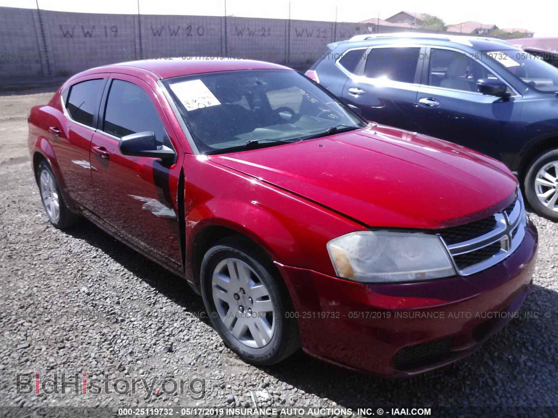 Photo 1C3CDZAB8DN753486 - DODGE AVENGER 2013