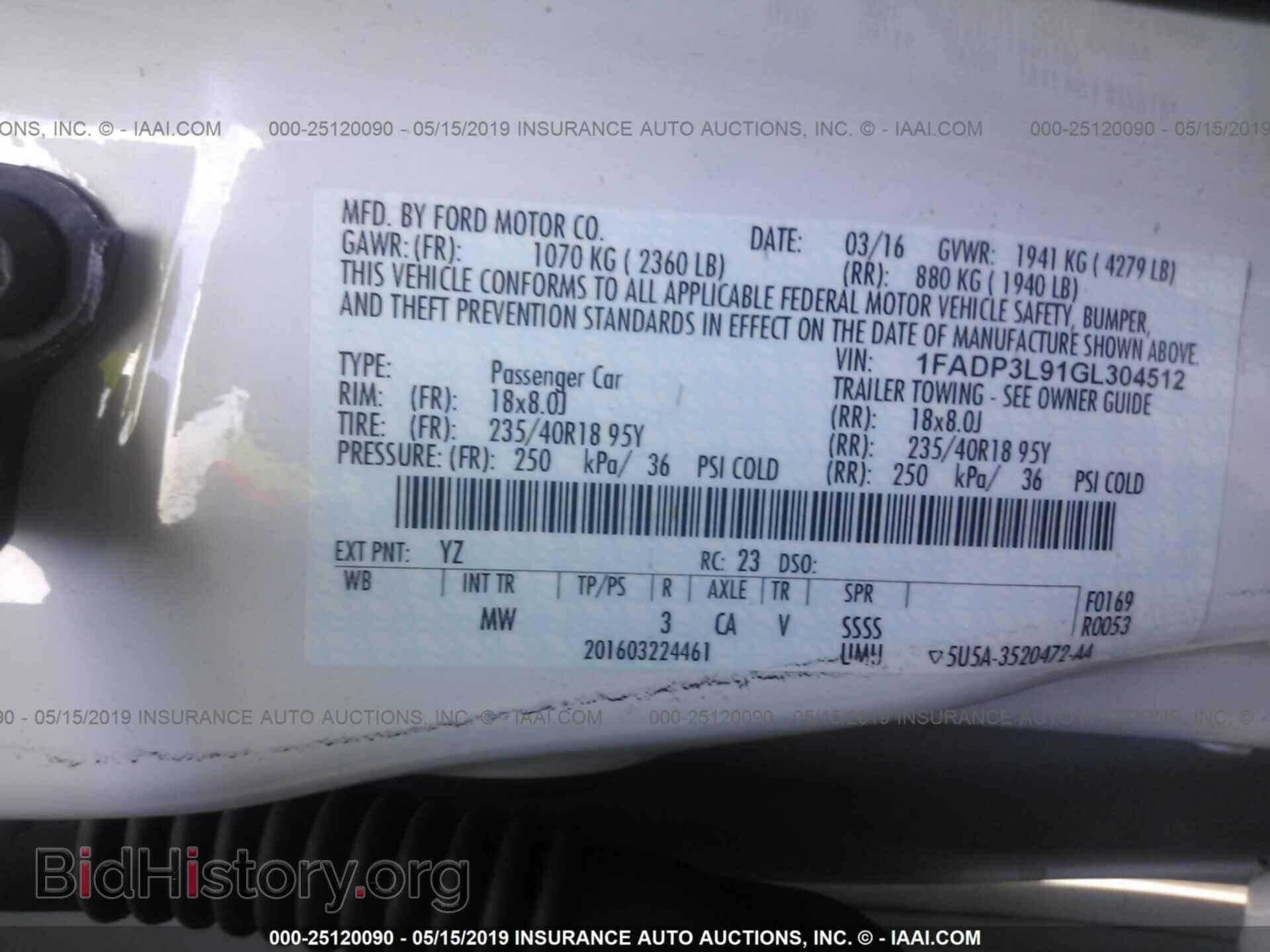 2016 FORD FOCUS - VIN: 1FADP3L91GL304512 - Photo 9