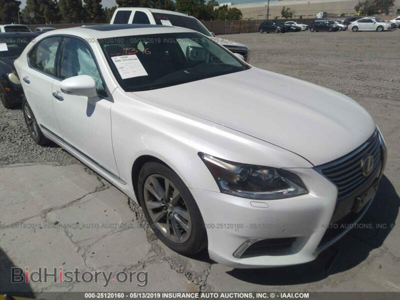 2013 Lexus LS 460 (VIN JTHBL5EF5D5121625) — фото 1 из 10, IAAI, повреждение: правая задняя часть