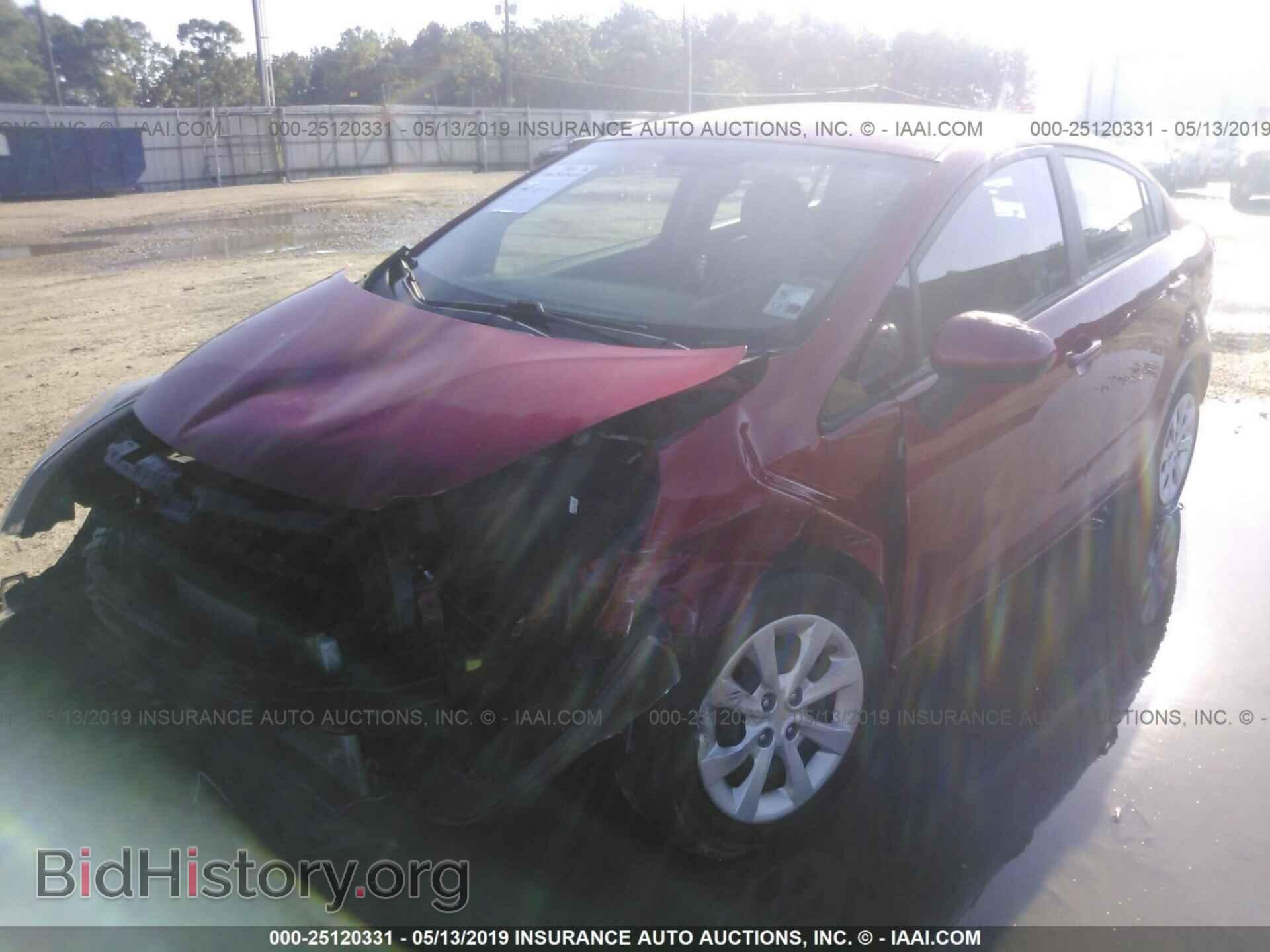 2014 KIA RIO - VIN: KNADM4A3XE6386319 - Фото 2
