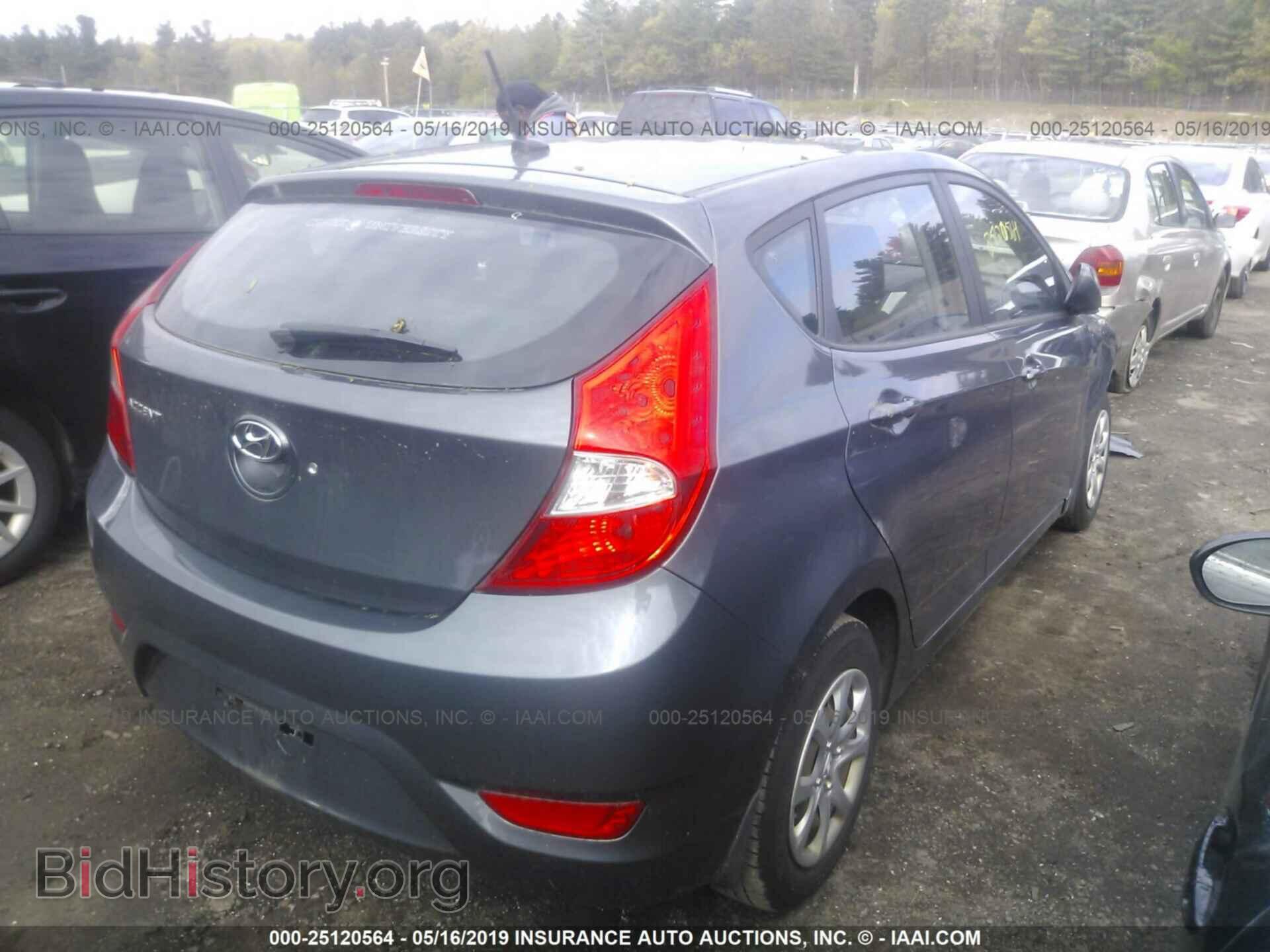 2012 HYUNDAI ACCENT - VIN: KMHCT5AE9CU047306 - Фото 4