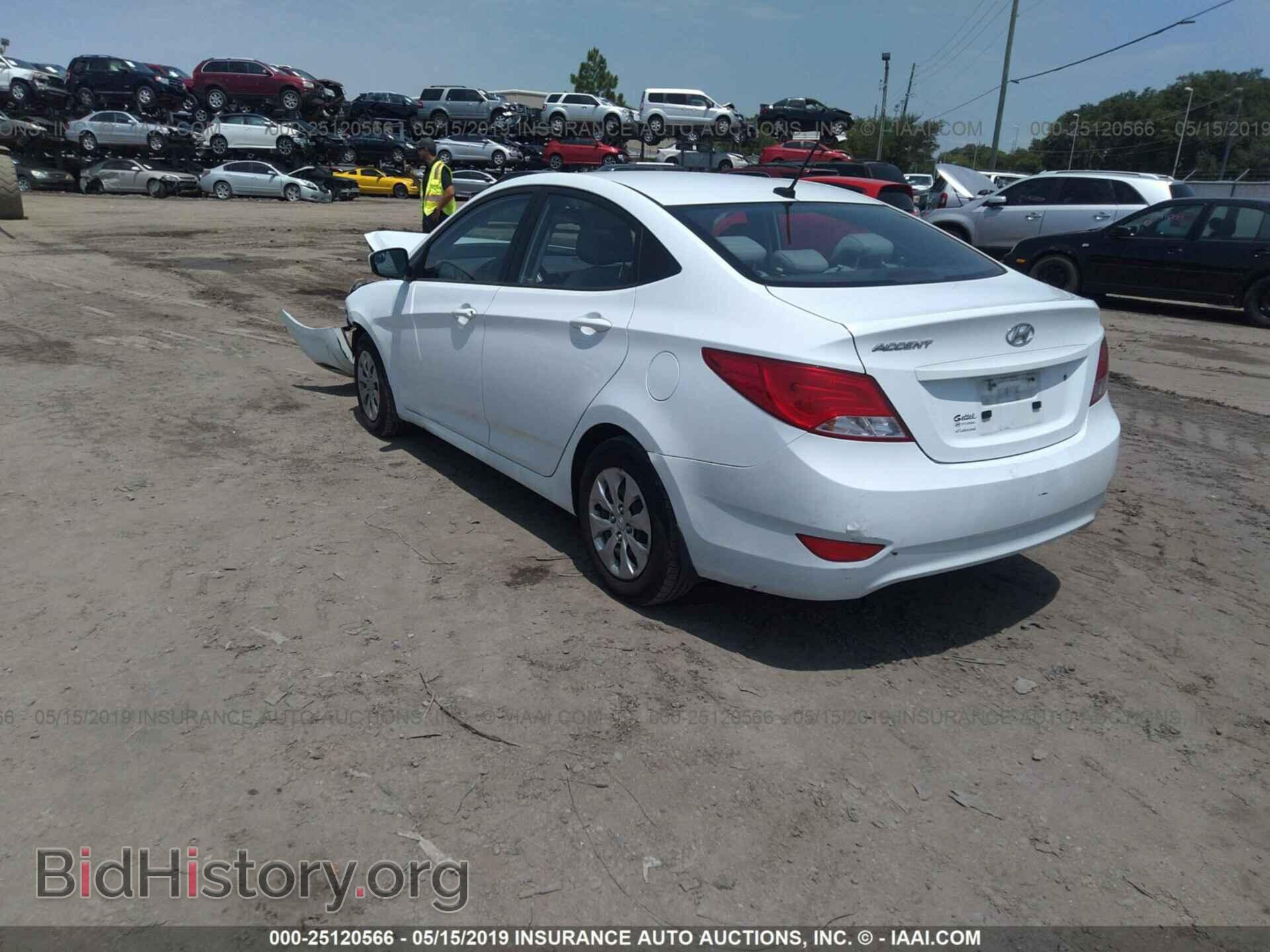 2016 HYUNDAI ACCENT - VIN: KMHCT4AE7GU164561 - Фото 3