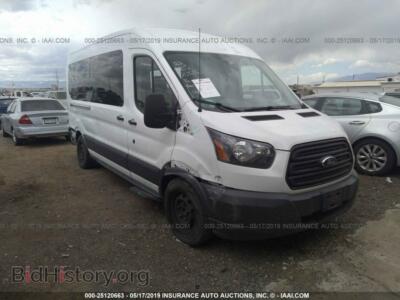 2017 Ford TRANSIT T-150, white — VIN 1FTYE2CM1HKB32070, IAAI