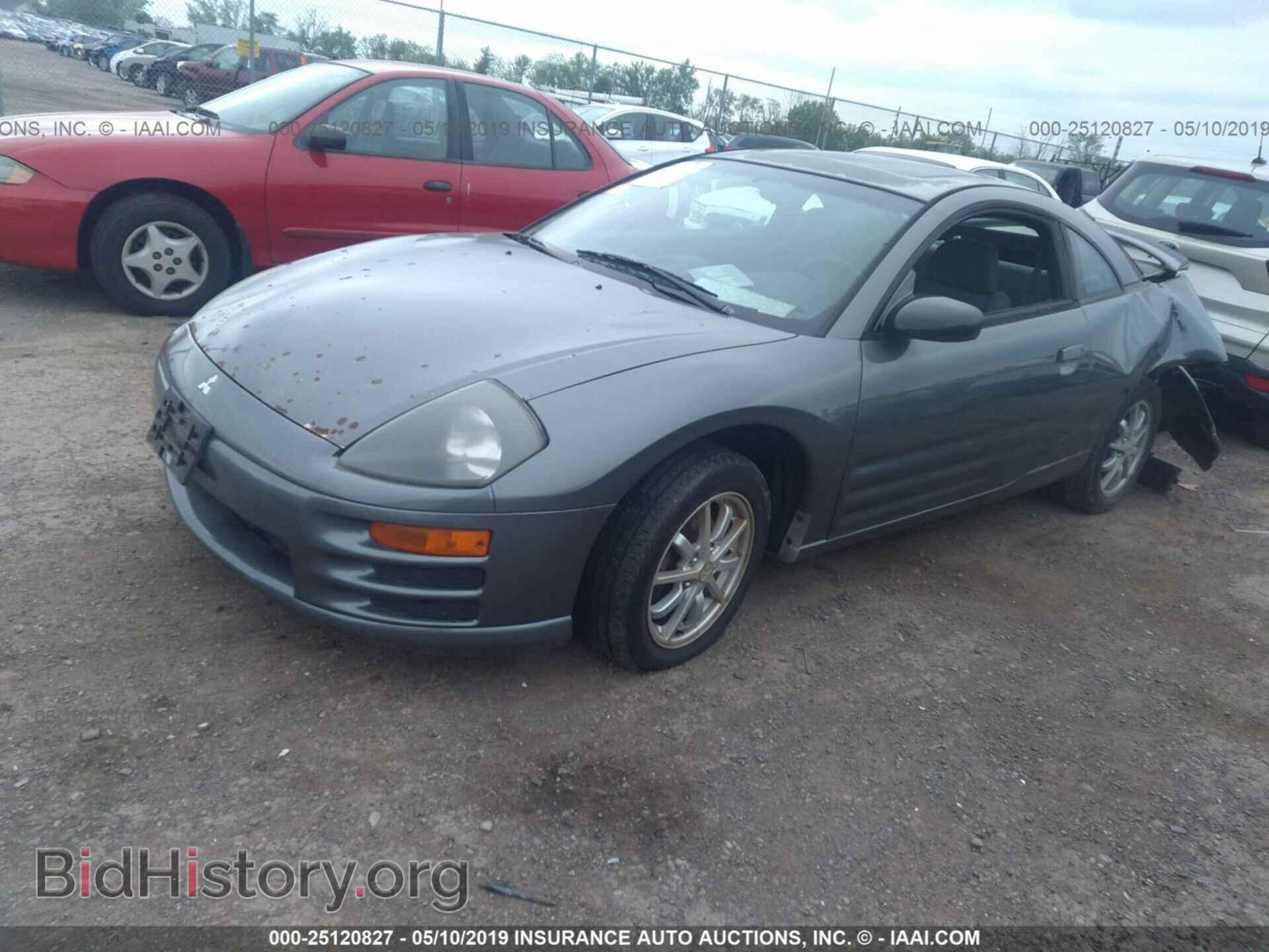 2002 MITSUBISHI ECLIPSE - VIN: 4A3AC44G92E090651 - Фото 2