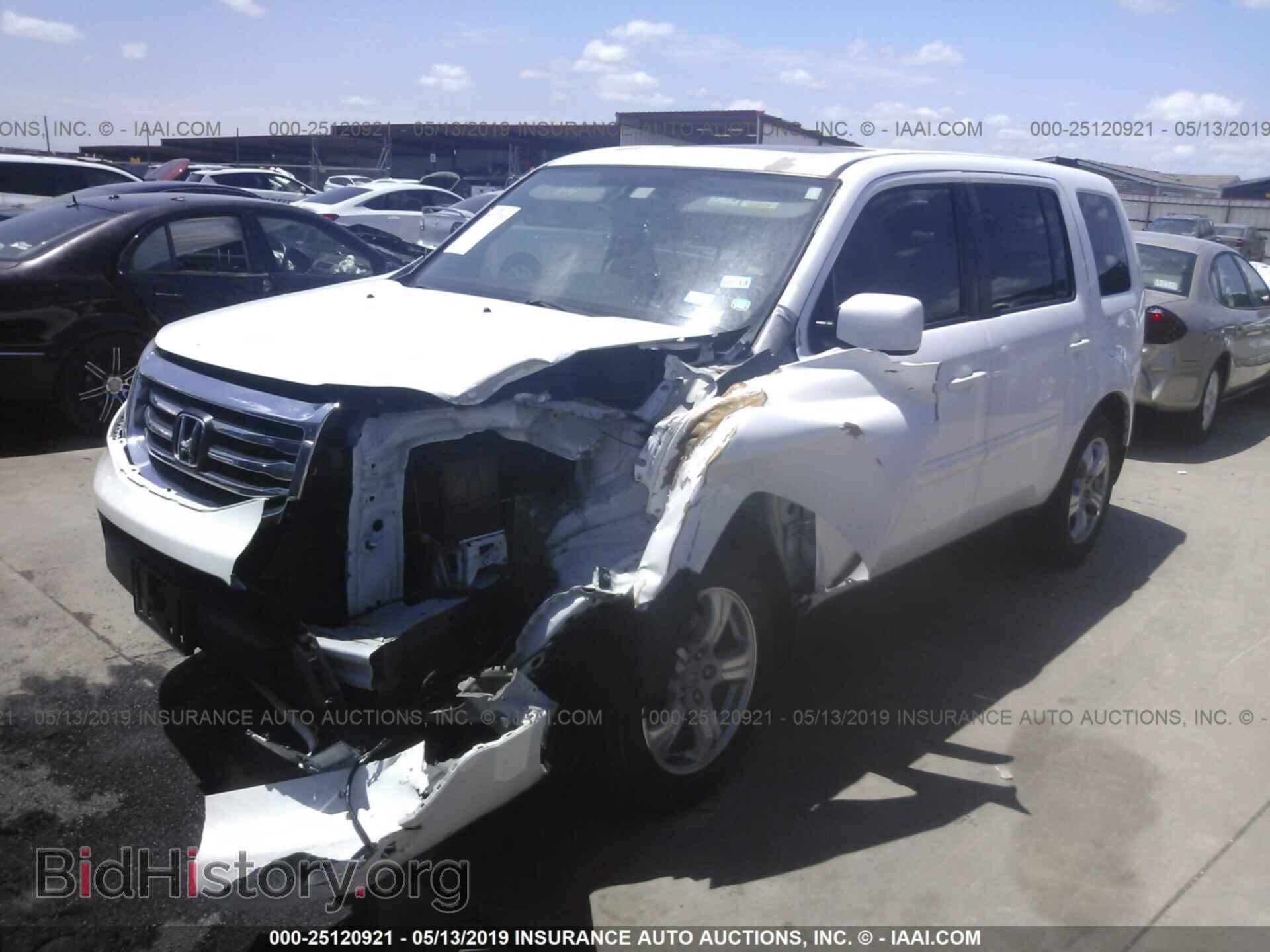 2013 HONDA PILOT - VIN: 5FNYF3H51DB030912 - Фото 2
