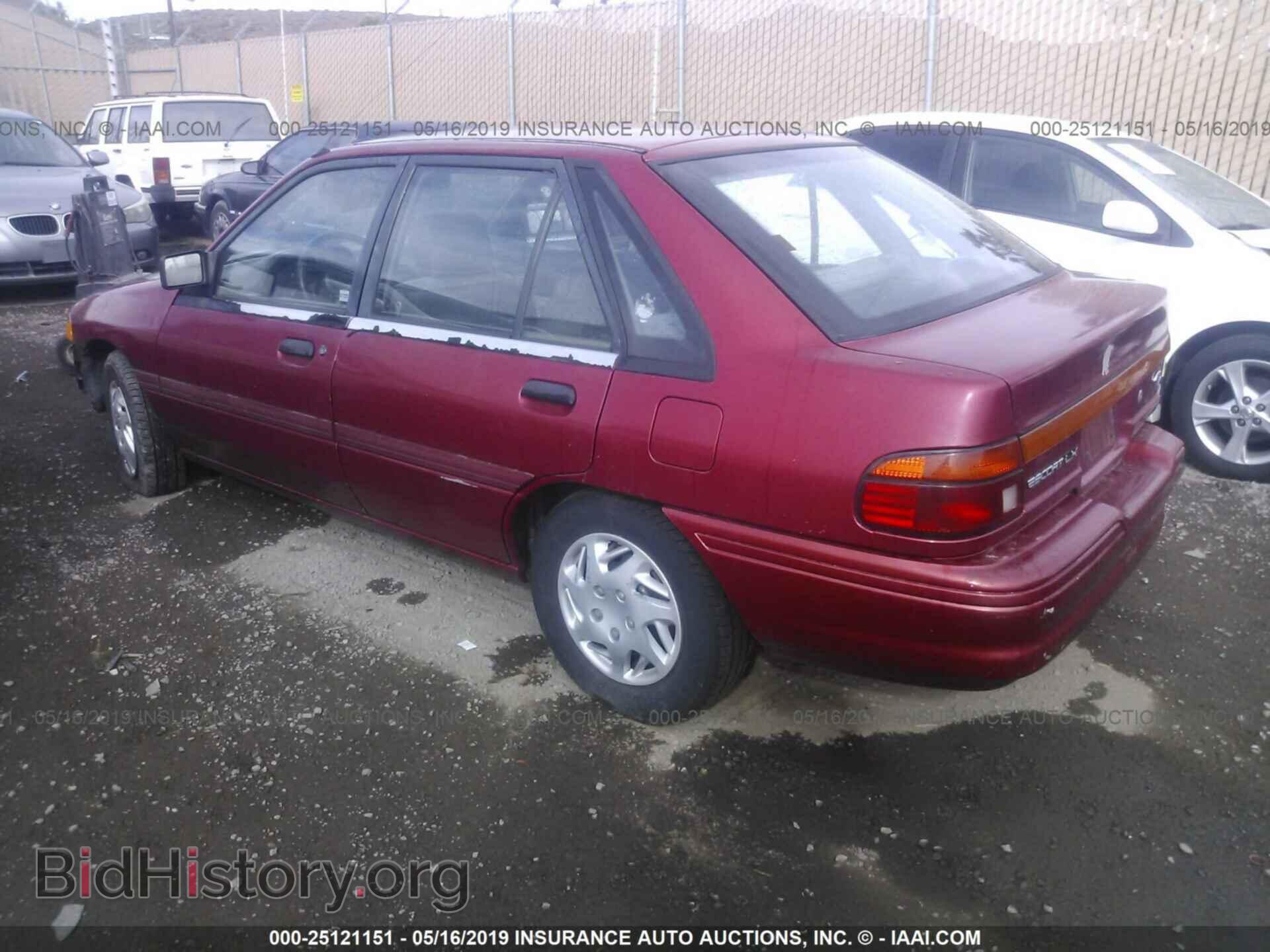 1993 FORD ESCORT - VIN: 1FAPP14JXPW294698 - Фото 3
