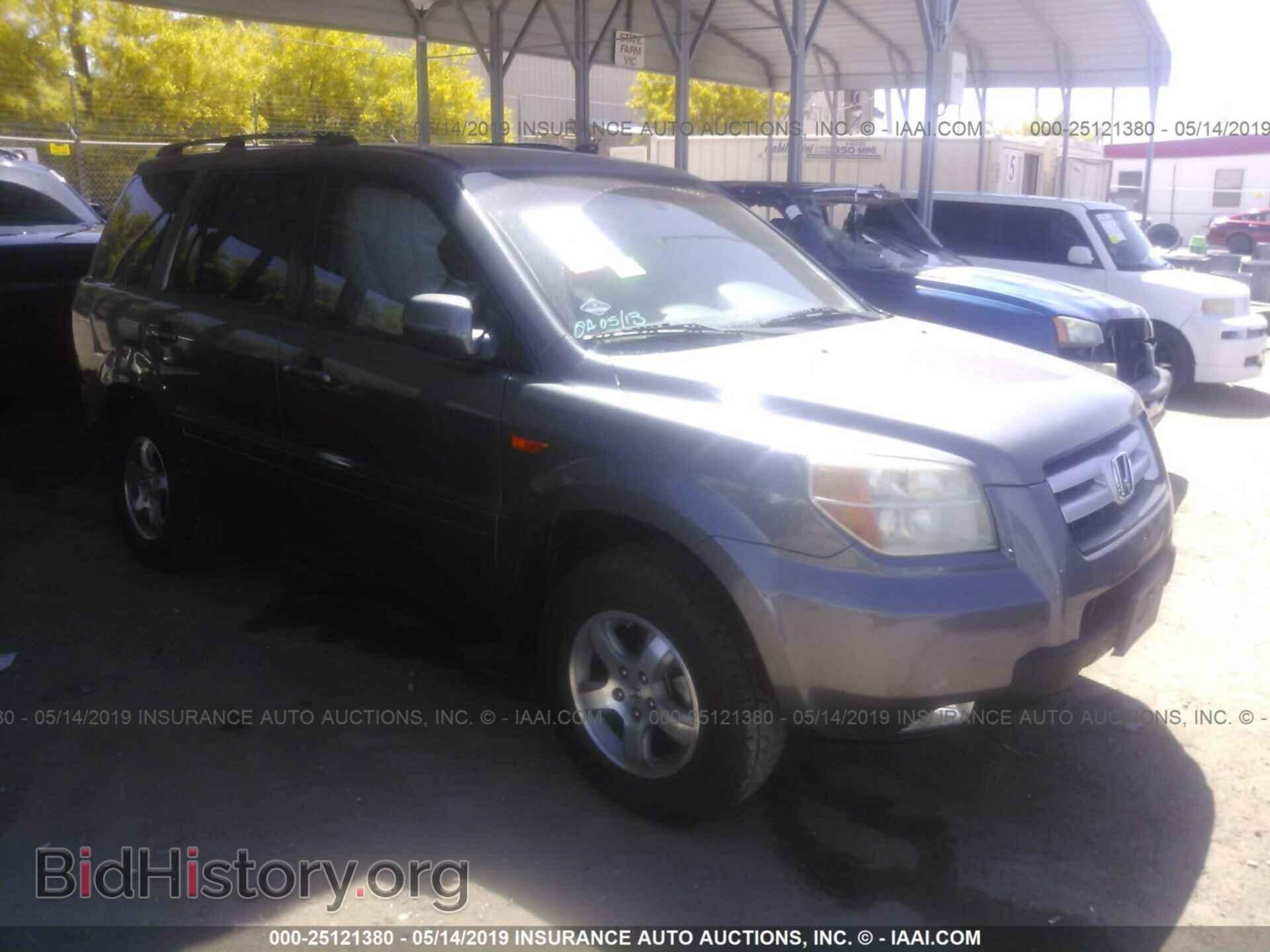 Фотография 5FNYF28597B041753 - HONDA PILOT 2007