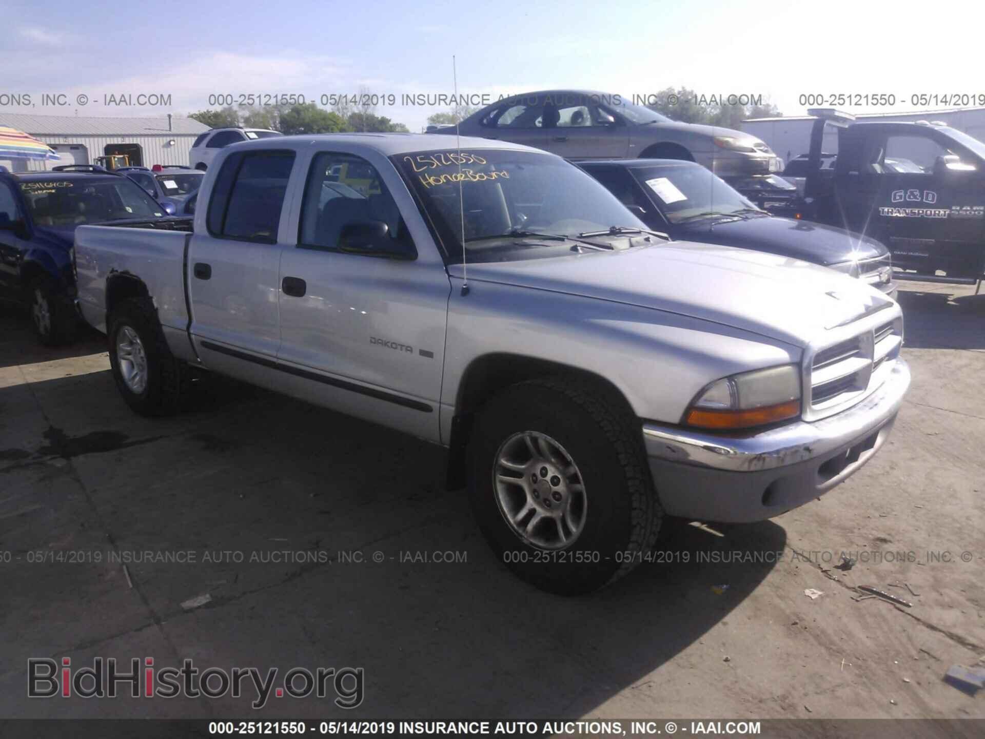 Photo 1B7HL2AN01S319419 - DODGE DAKOTA 2001