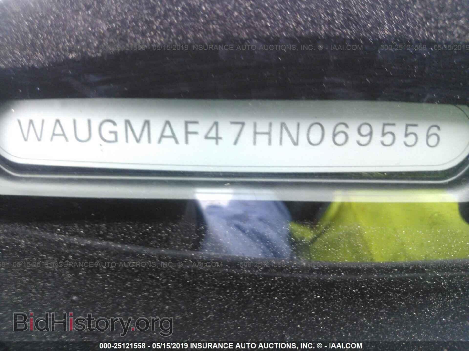 2017 AUDI A4 - VIN: WAUGMAF47HN069556 - Фото 9