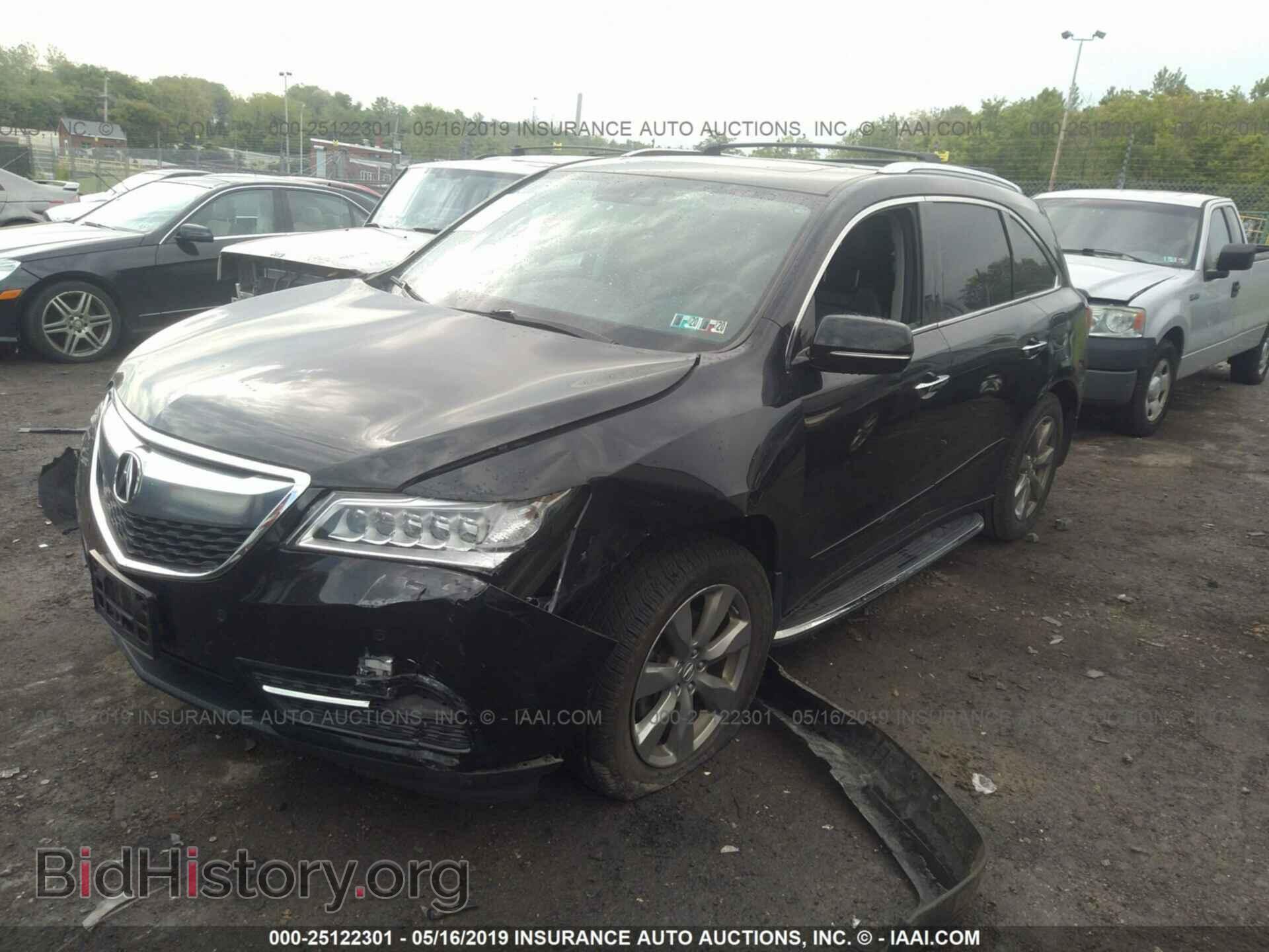 2014 ACURA MDX - VIN: 5FRYD4H82EB017575 - Фото 2