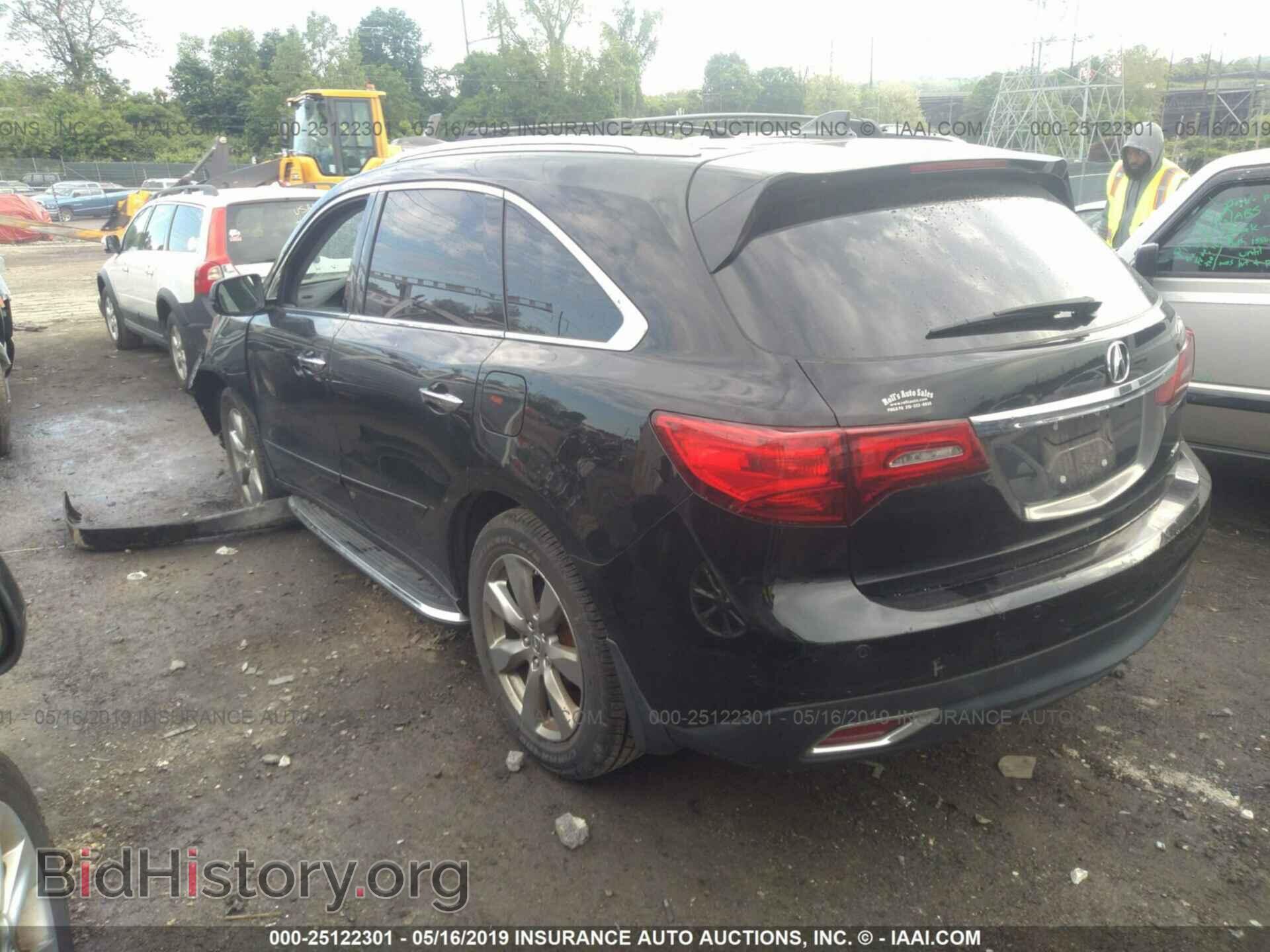 2014 ACURA MDX - VIN: 5FRYD4H82EB017575 - Фото 3