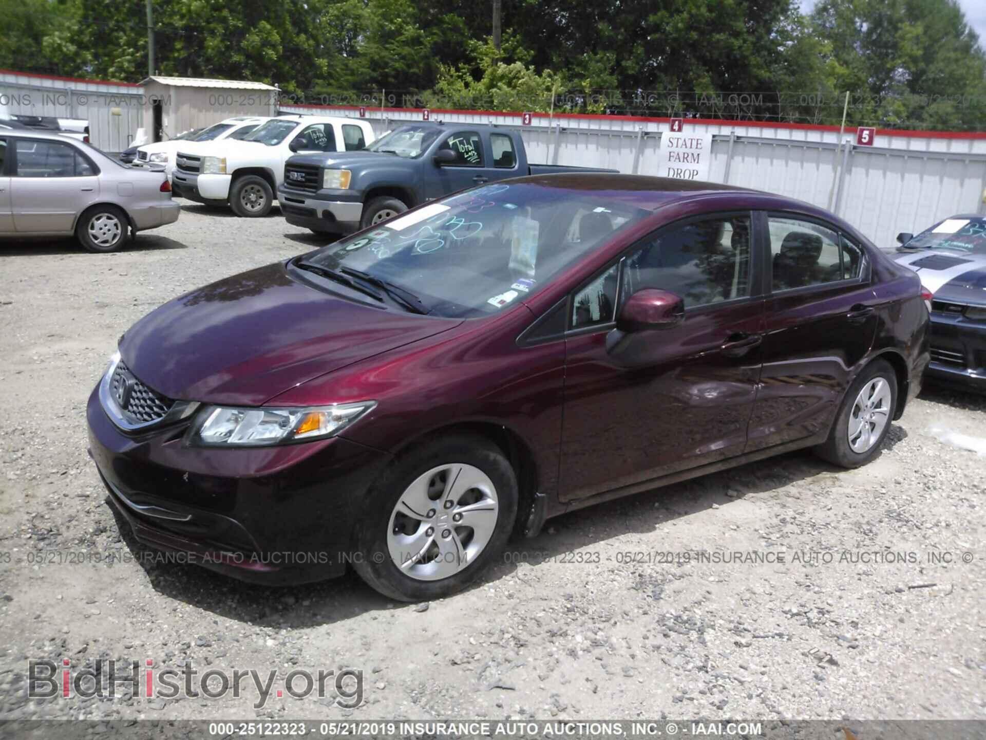 2013 HONDA CIVIC - VIN: 2HGFB2F5XDH576362 - Фото 2