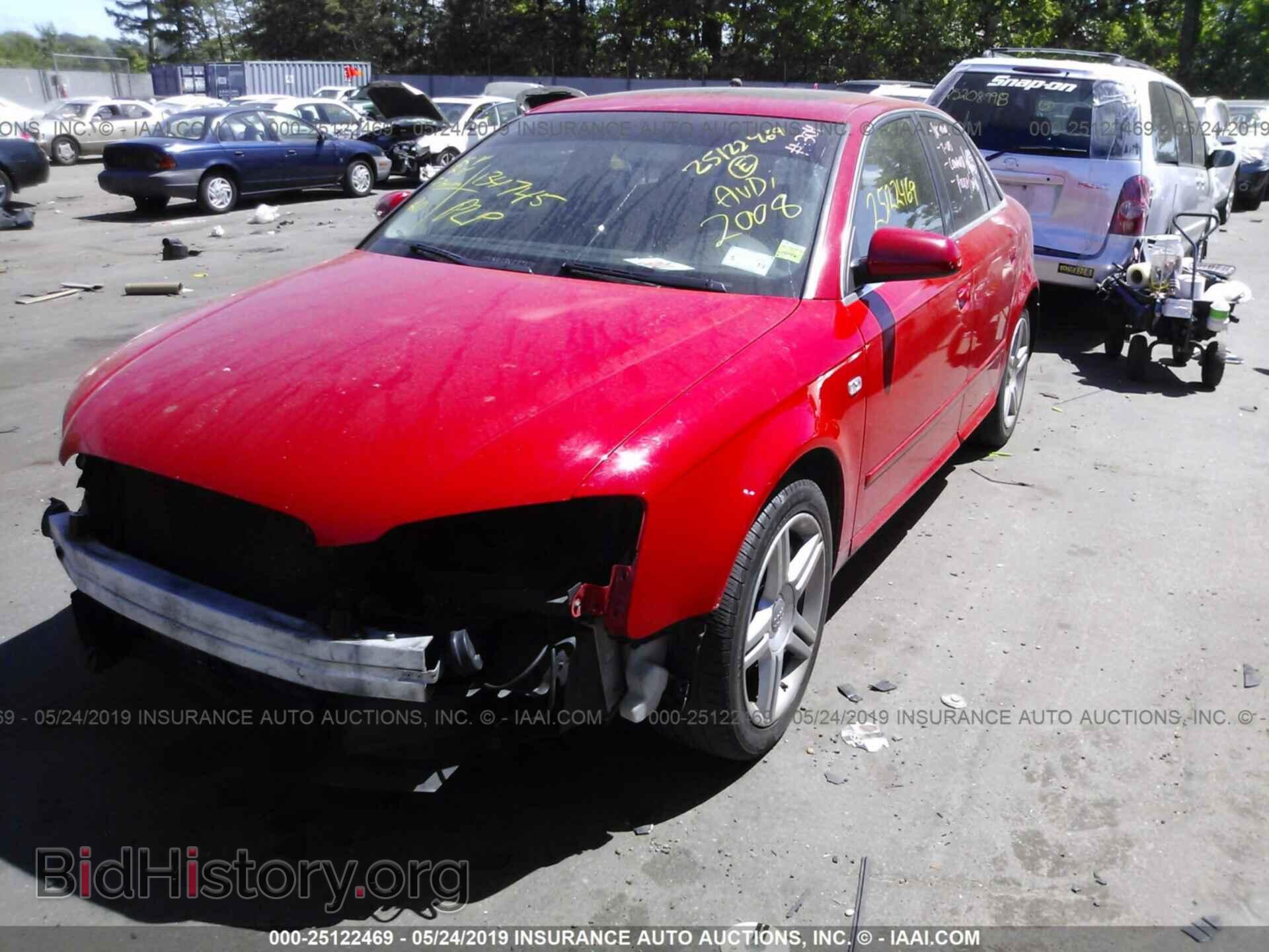 2008 AUDI A4 - VIN: WAUDF78E88A058627 - Фото 2