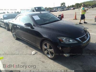 2011 Lexus IS 250, черный — VIN JTHFF2C26B2521098, IAAI