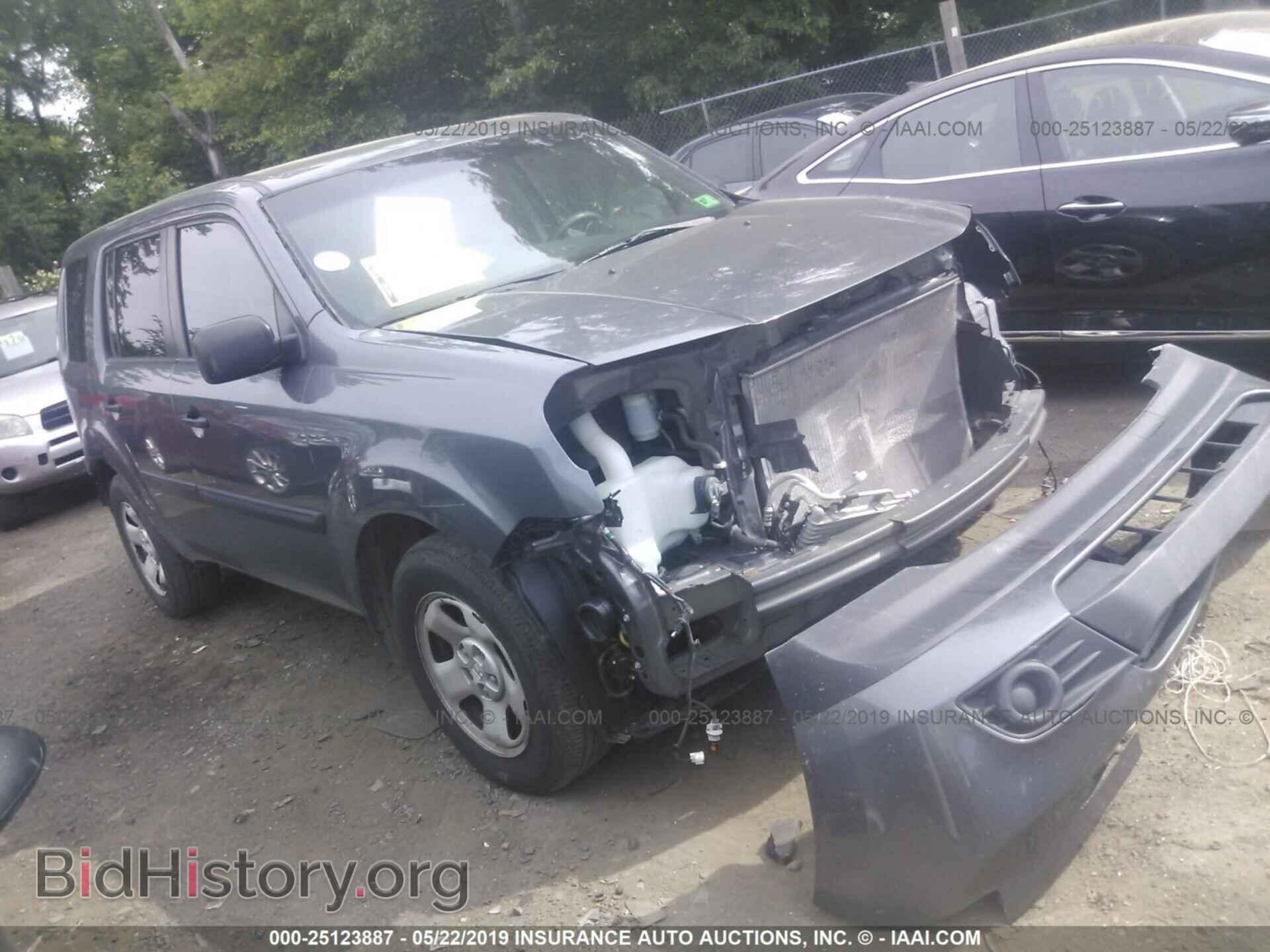 Фотография 5FNYF4H2XCB070559 - HONDA PILOT 2012