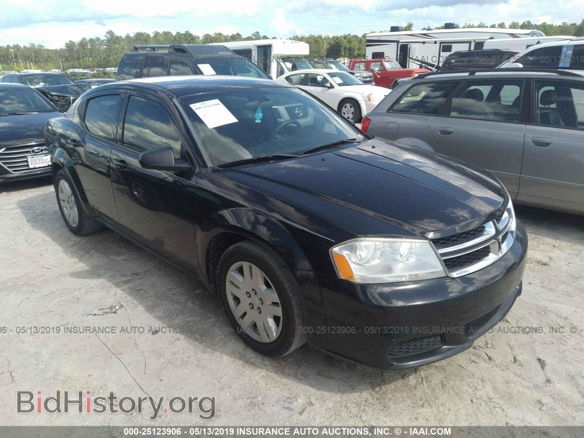 Photo 1C3CDZAB2CN171415 - DODGE AVENGER 2012