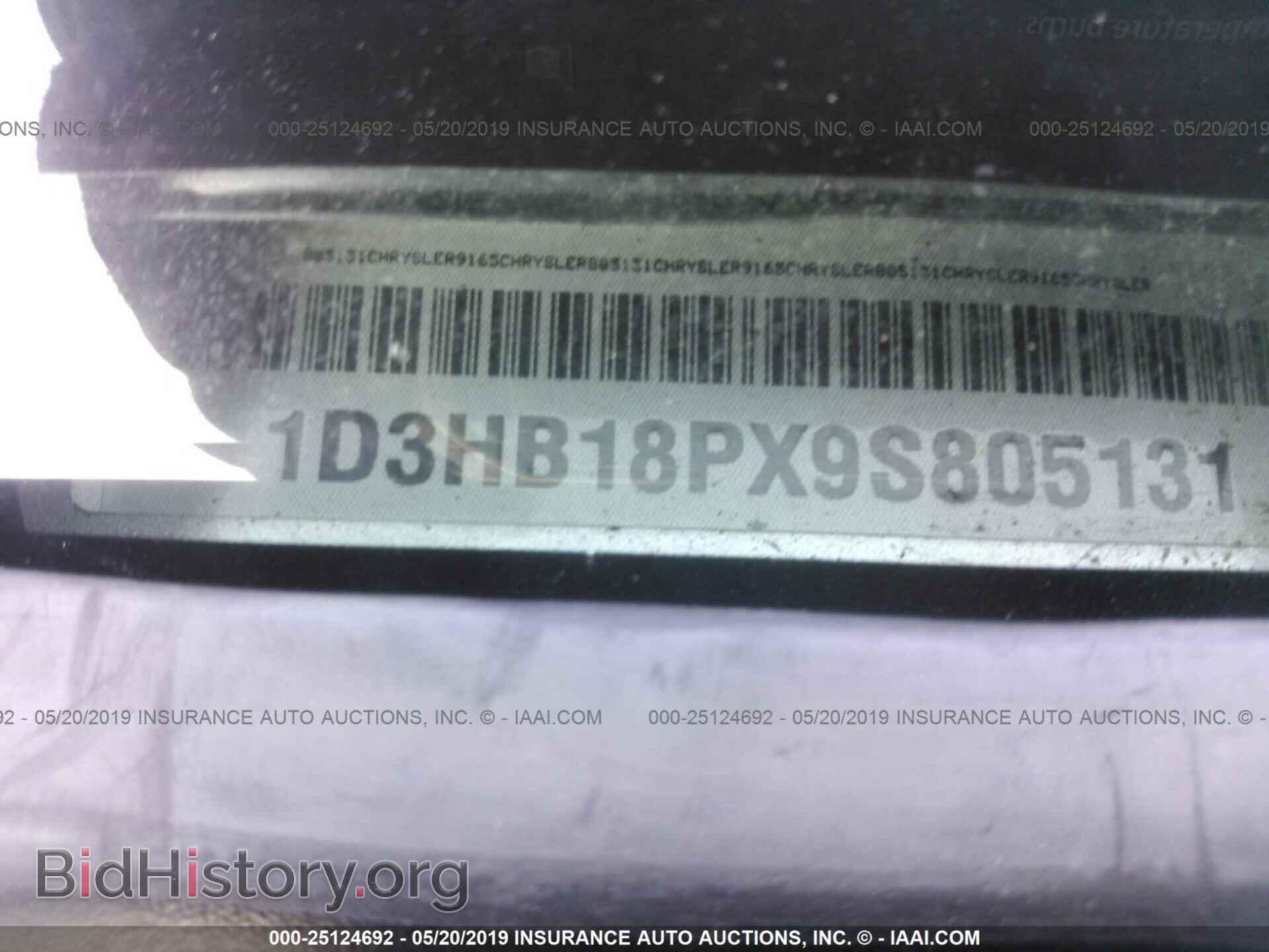 2009 DODGE RAM 1500 - VIN: 1D3HB18PX9S805131 - Фото 9