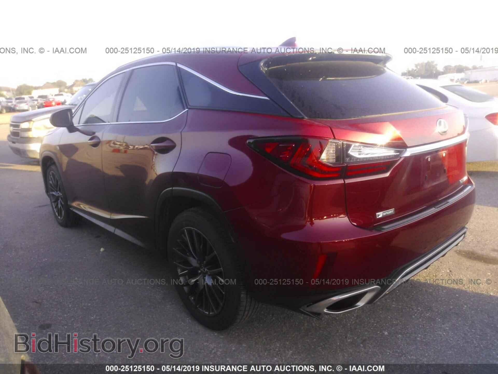 2016 LEXUS RX - VIN: 2T2BZMCA7GC052196 - Фото 3