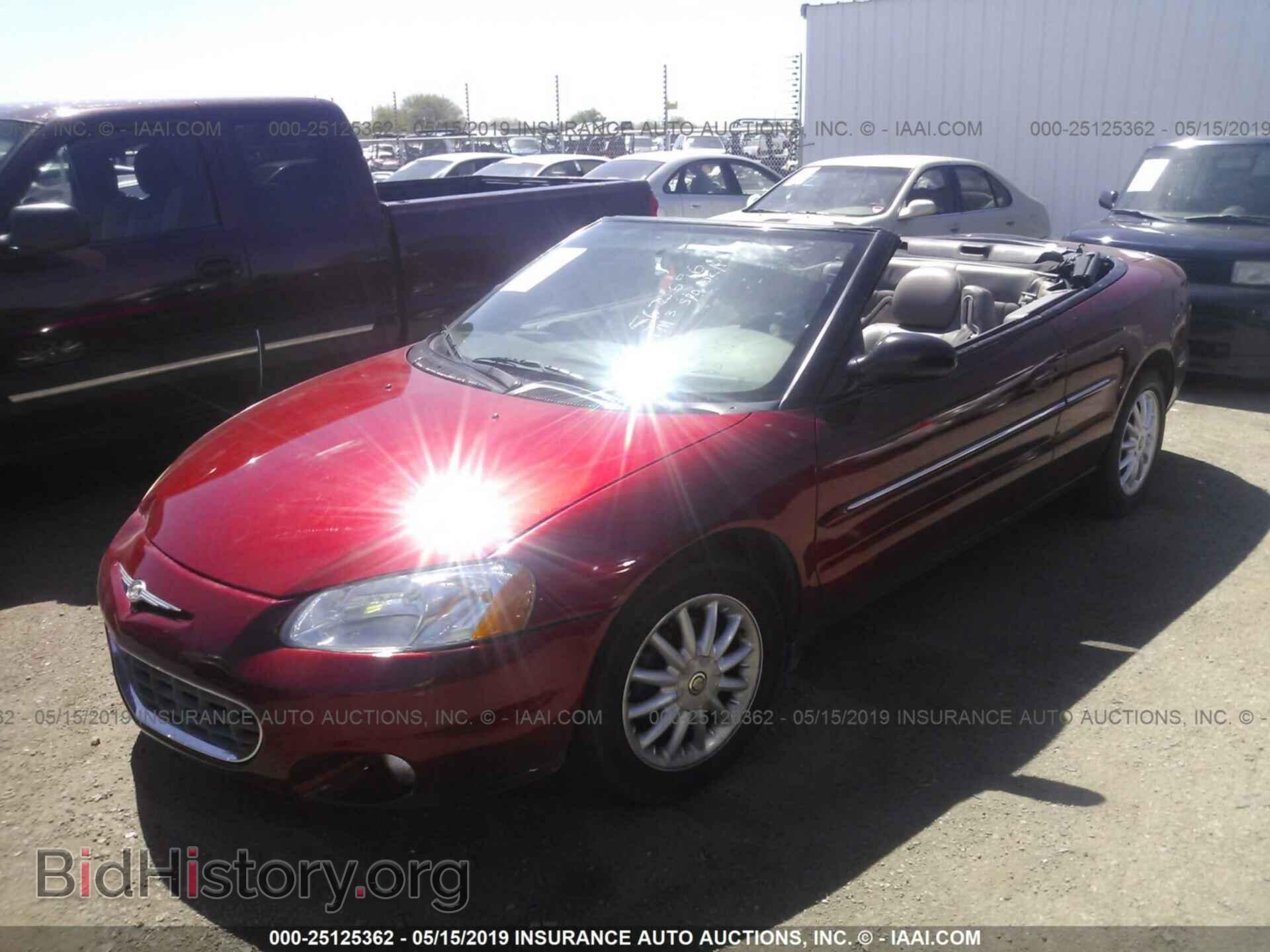 2001 CHRYSLER SEBRING - VIN: 1C3EL55U11N562696 - Photo 2