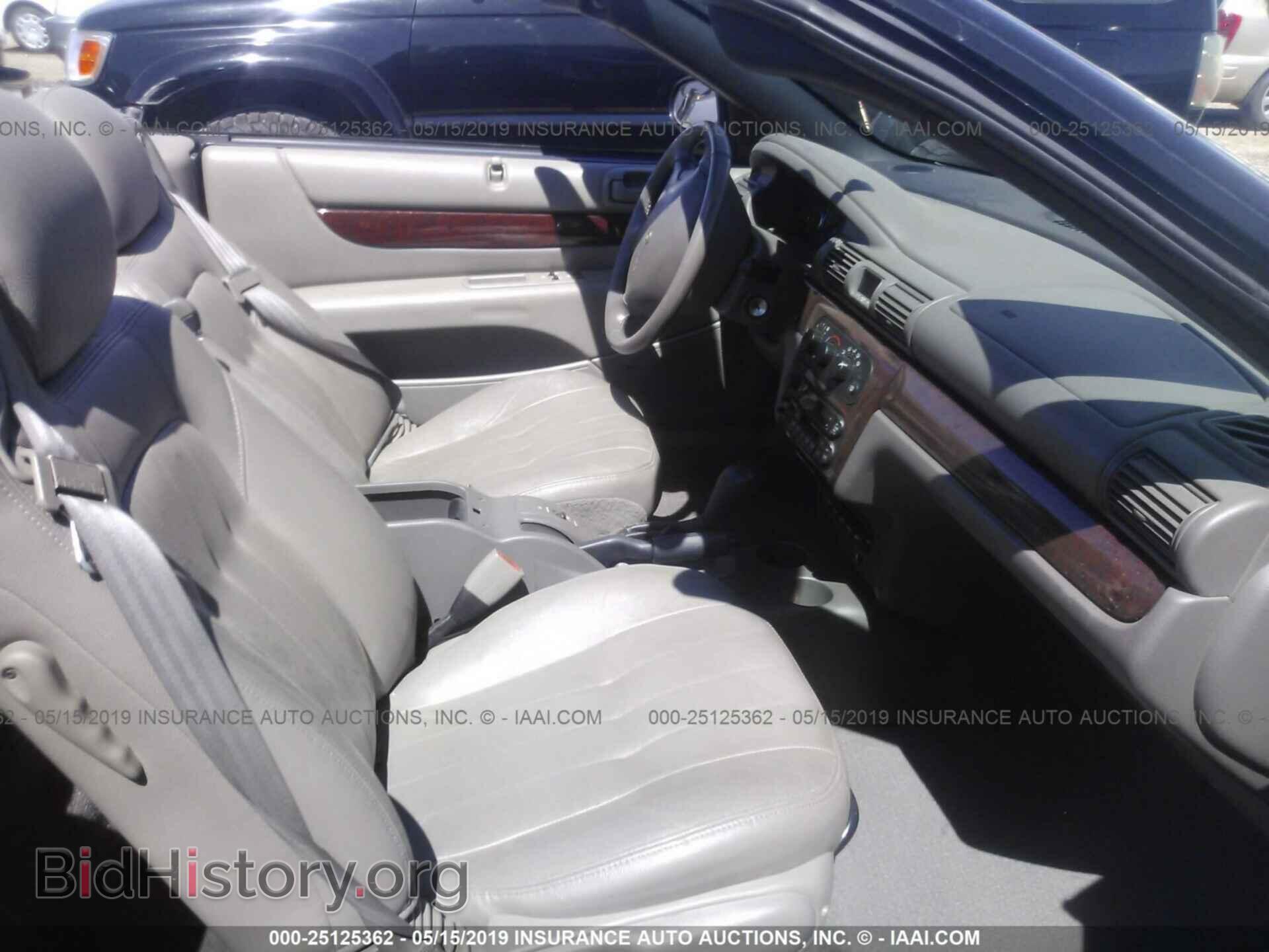 2001 CHRYSLER SEBRING - VIN: 1C3EL55U11N562696 - Photo 5