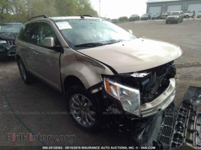 2007 Ford EDGE SEL, gold — VIN 2FMDK38C37BB27874, IAAI
