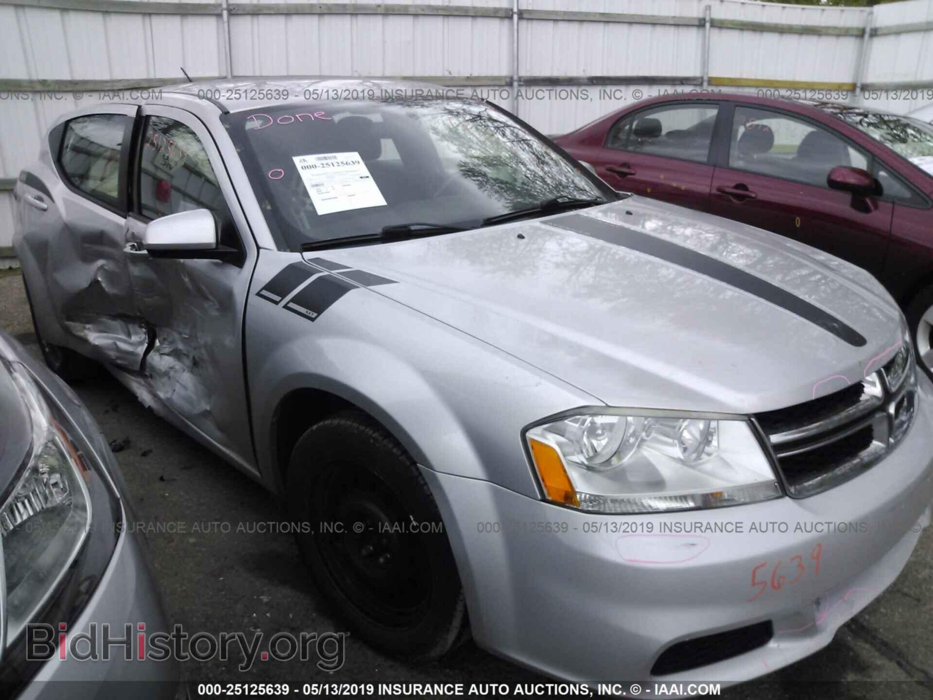 Photo 1C3CDZCB1CN194777 - DODGE AVENGER 2012