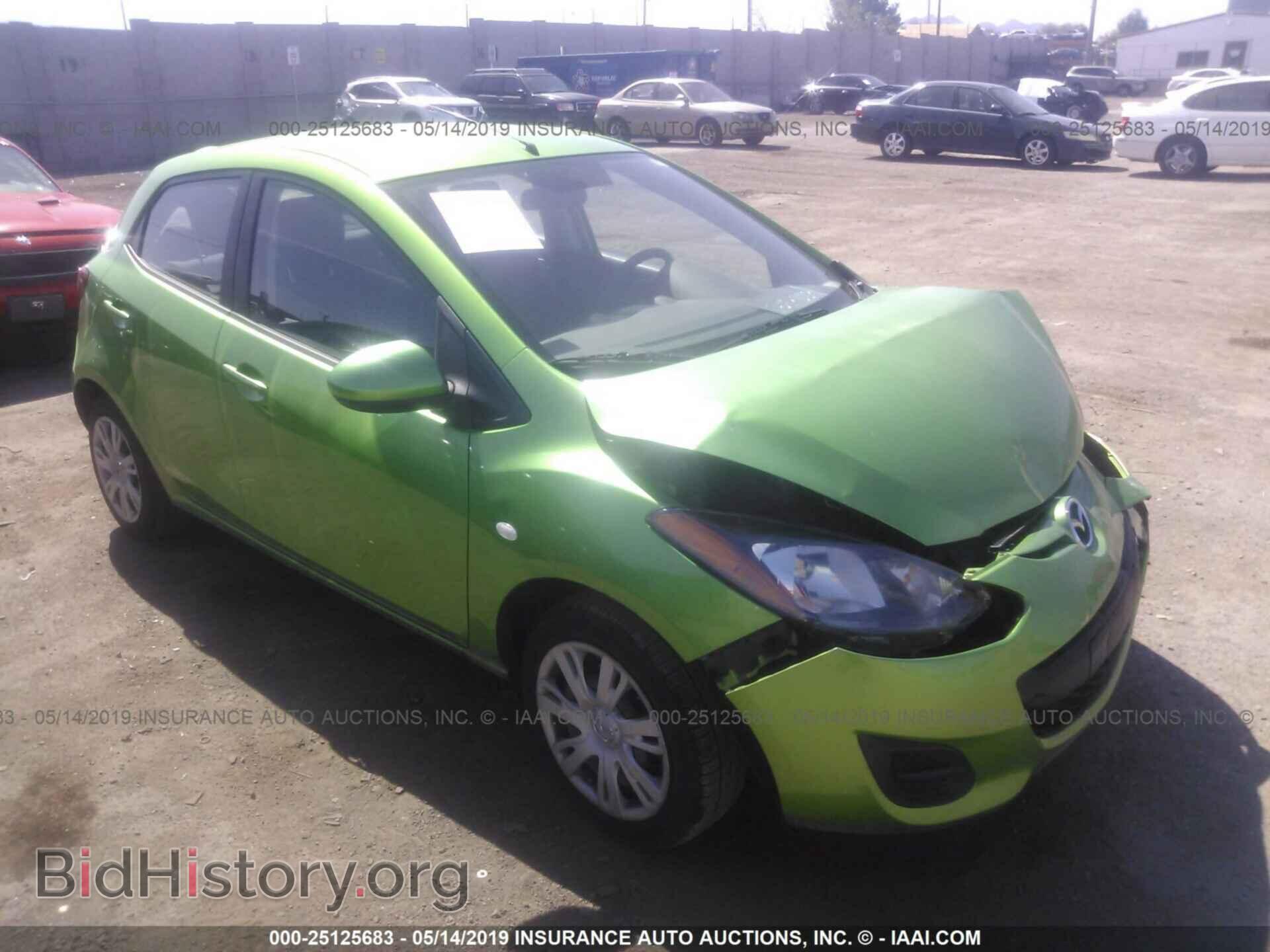 Photo JM1DE1KZ8C0133954 - MAZDA MAZDA2 2012