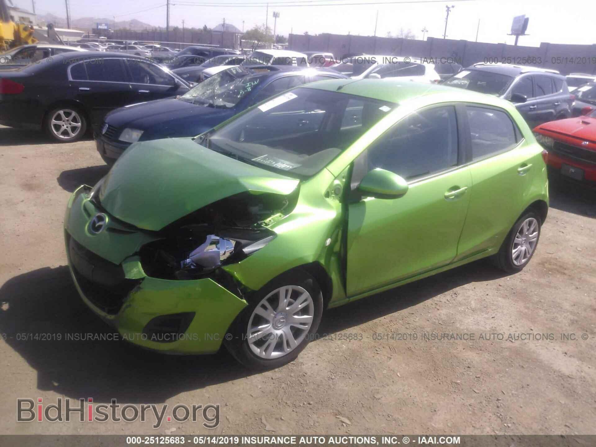 2012 MAZDA MAZDA2 - VIN: JM1DE1KZ8C0133954 - Фото 2
