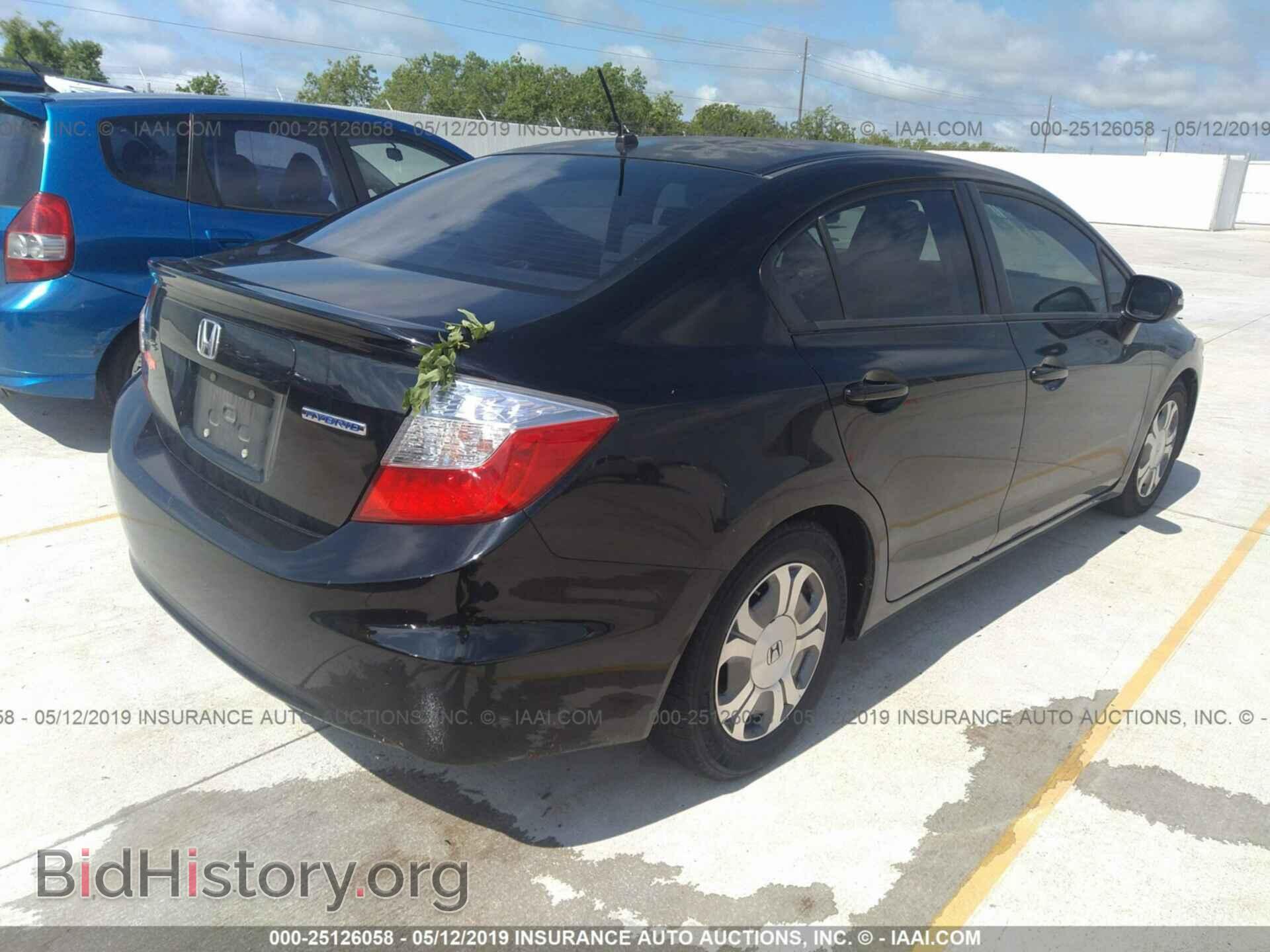 2012 HONDA CIVIC - VIN: JHMFB4F20CS000138 - Фото 4