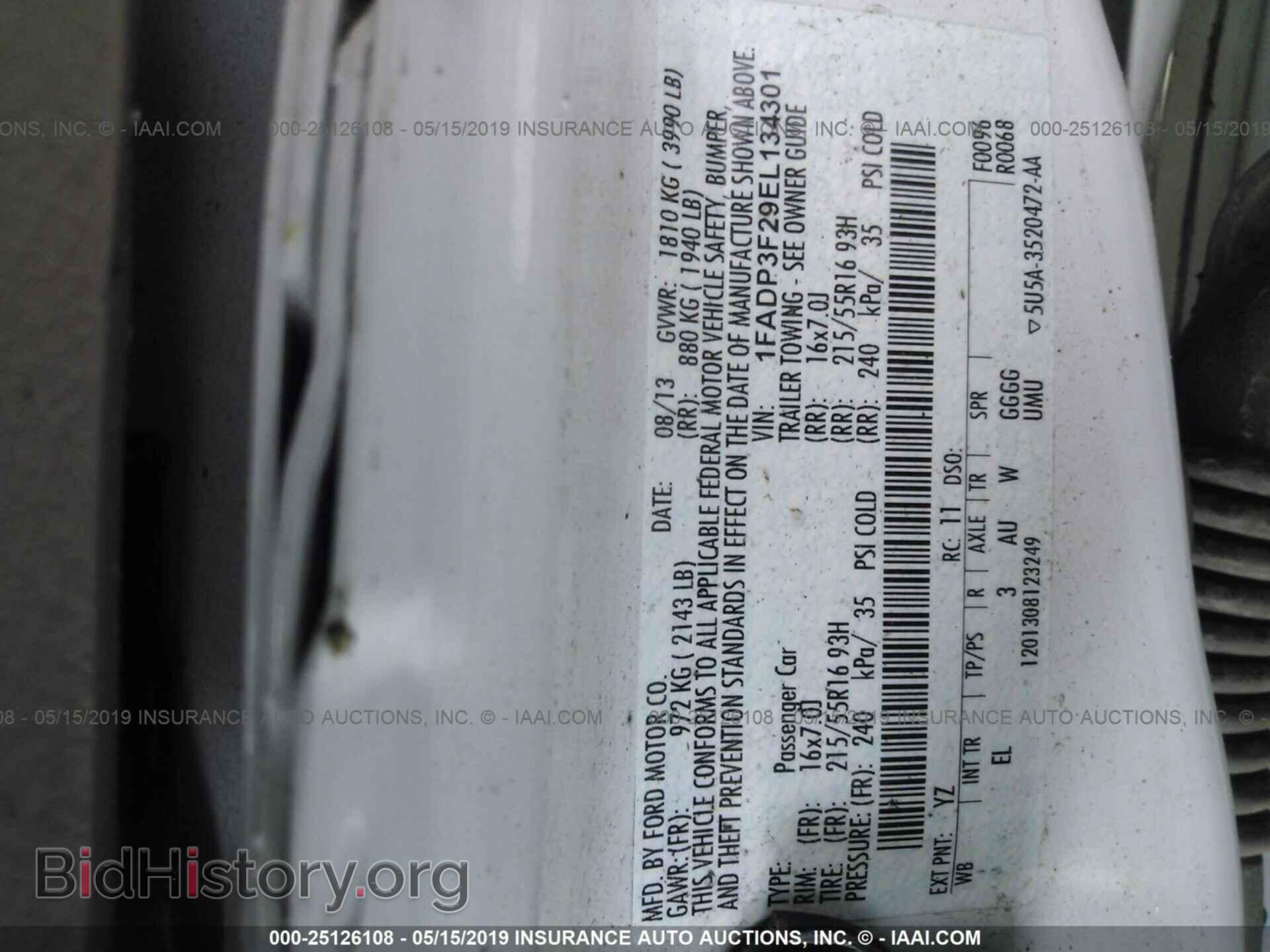 2014 FORD FOCUS - VIN: 1FADP3F29EL134301 - Photo 9