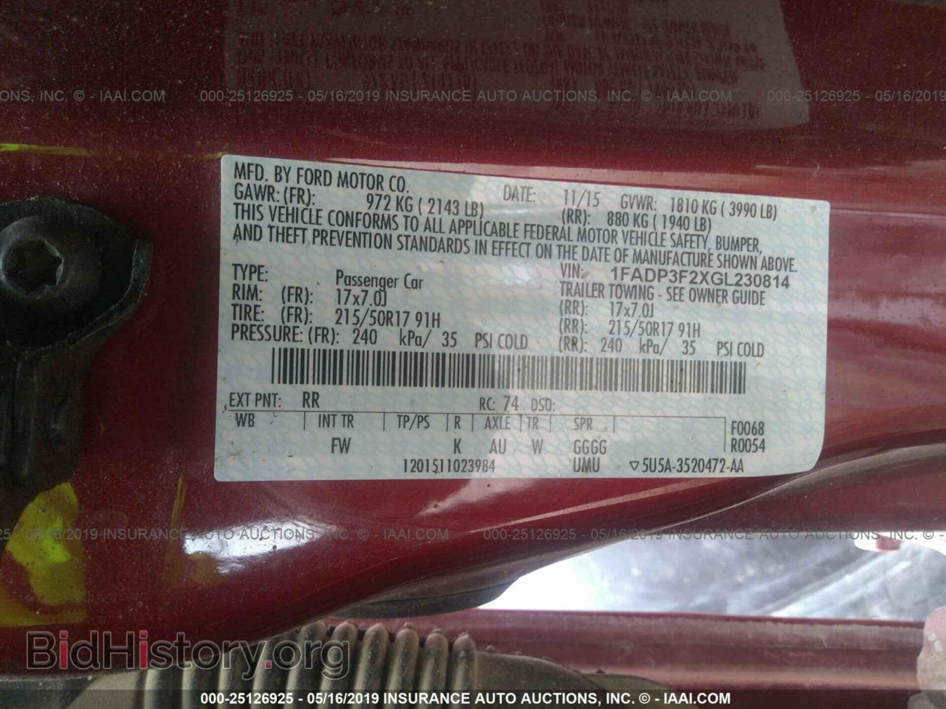 2016 FORD FOCUS - VIN: 1FADP3F2XGL230814 - Photo 9