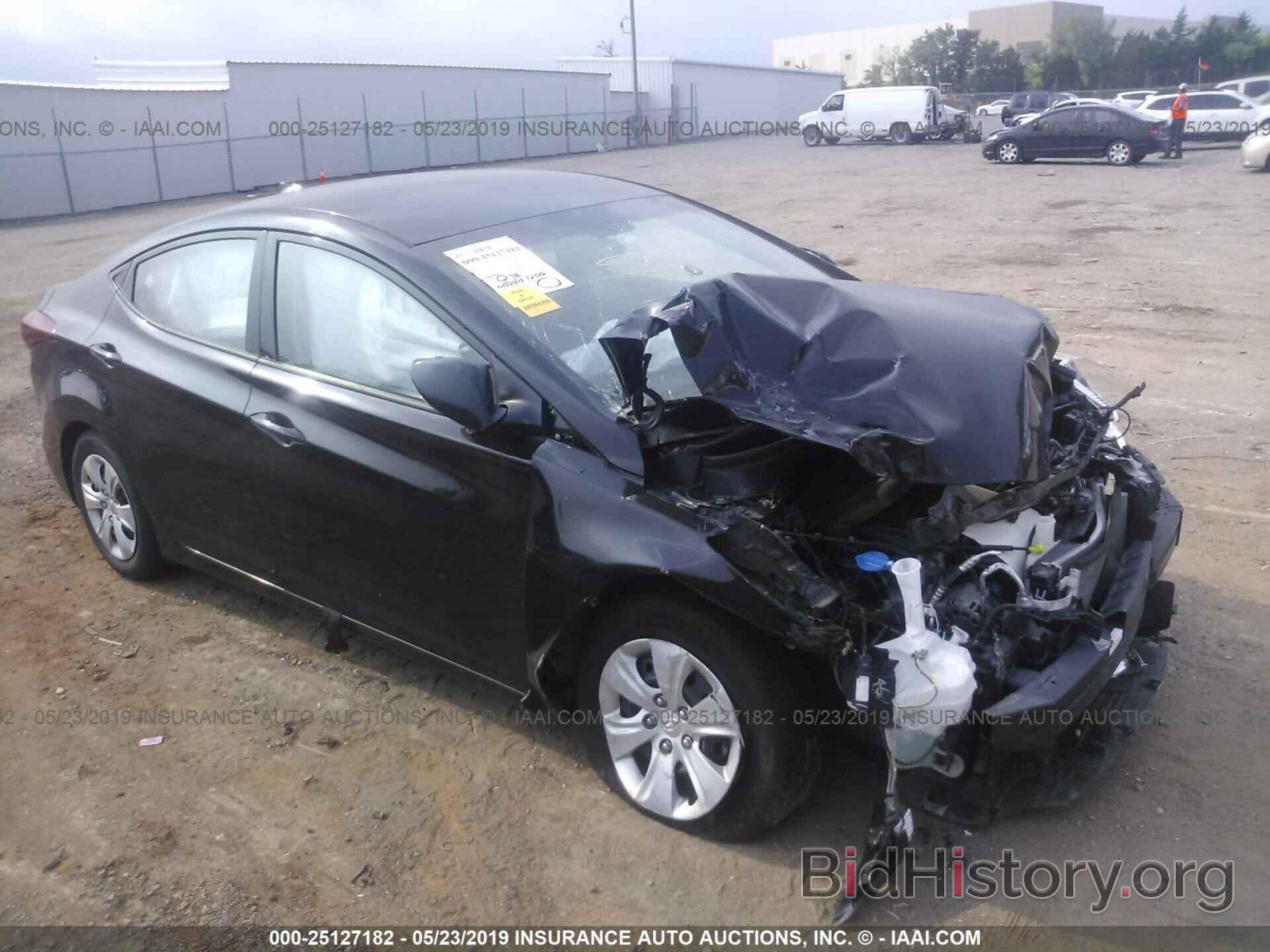 Photo 5NPDH4AE0GH726031 - HYUNDAI ELANTRA 2016