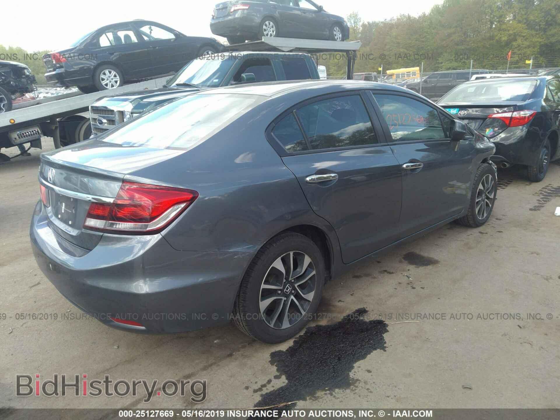 2013 HONDA CIVIC - VIN: 19XFB2F85DE237643 - Фото 4