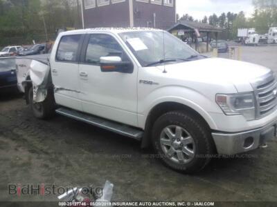 2013 Ford F150, белый — VIN 1FTFW1EF6DFD14640, IAAI