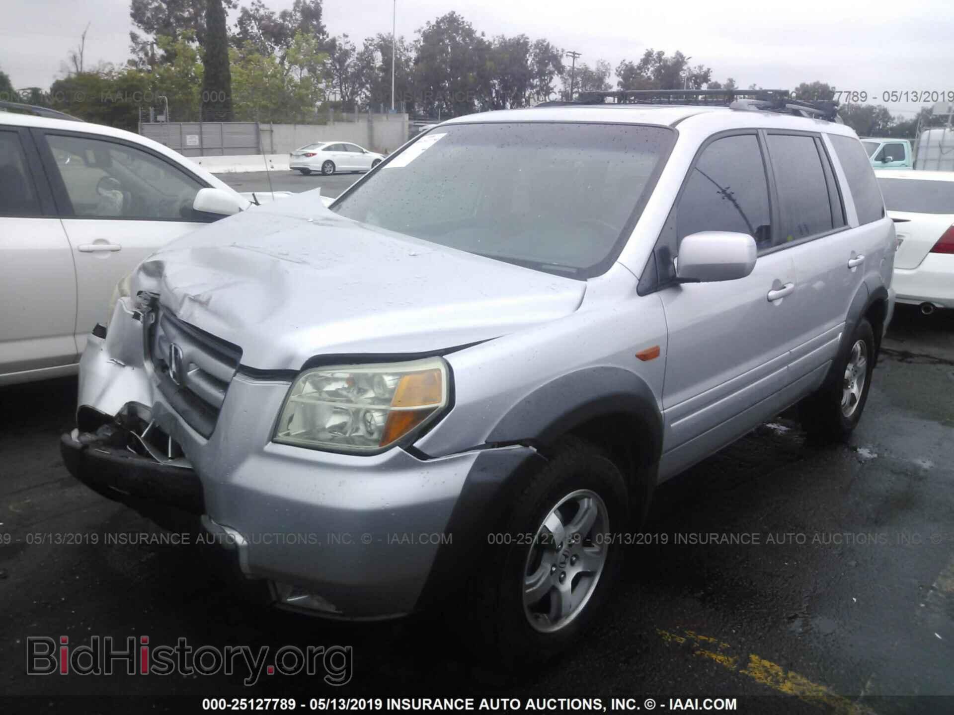 2006 HONDA PILOT - VIN: 2HKYF18716H524326 - Фото 2