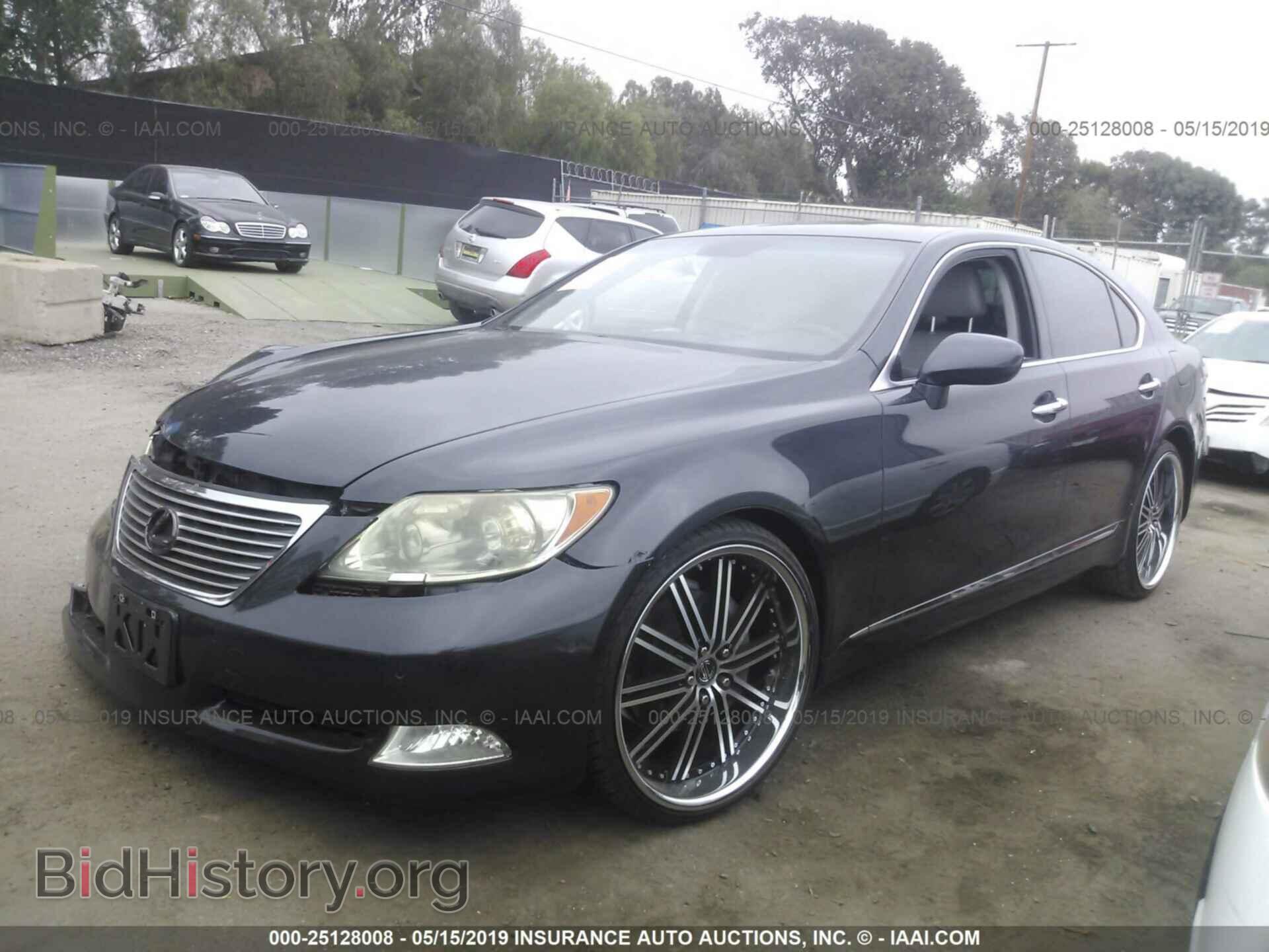2007 LEXUS LS - VIN: JTHBL46F175028047 - Фото 2