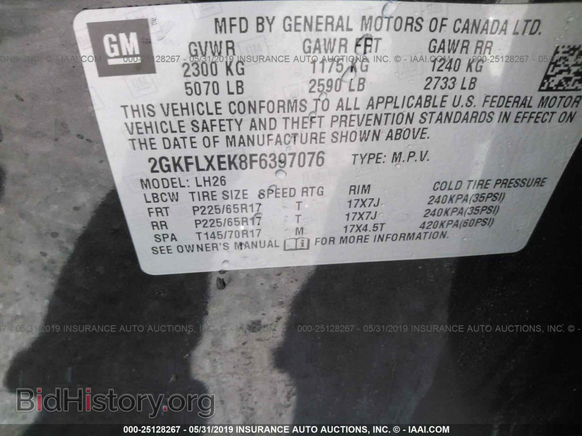 2015 GMC TERRAIN - VIN: 2GKFLXEK8F6397076 - Photo 9