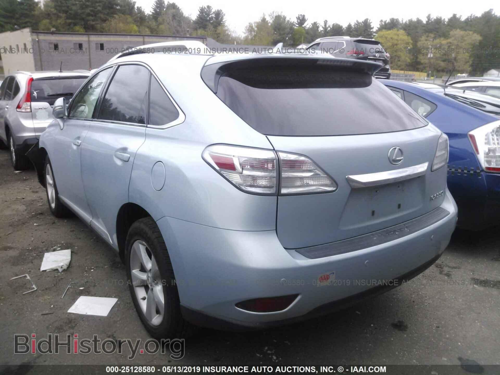 2012 LEXUS RX - VIN: 2T2BK1BA3CC124896 - Фото 3