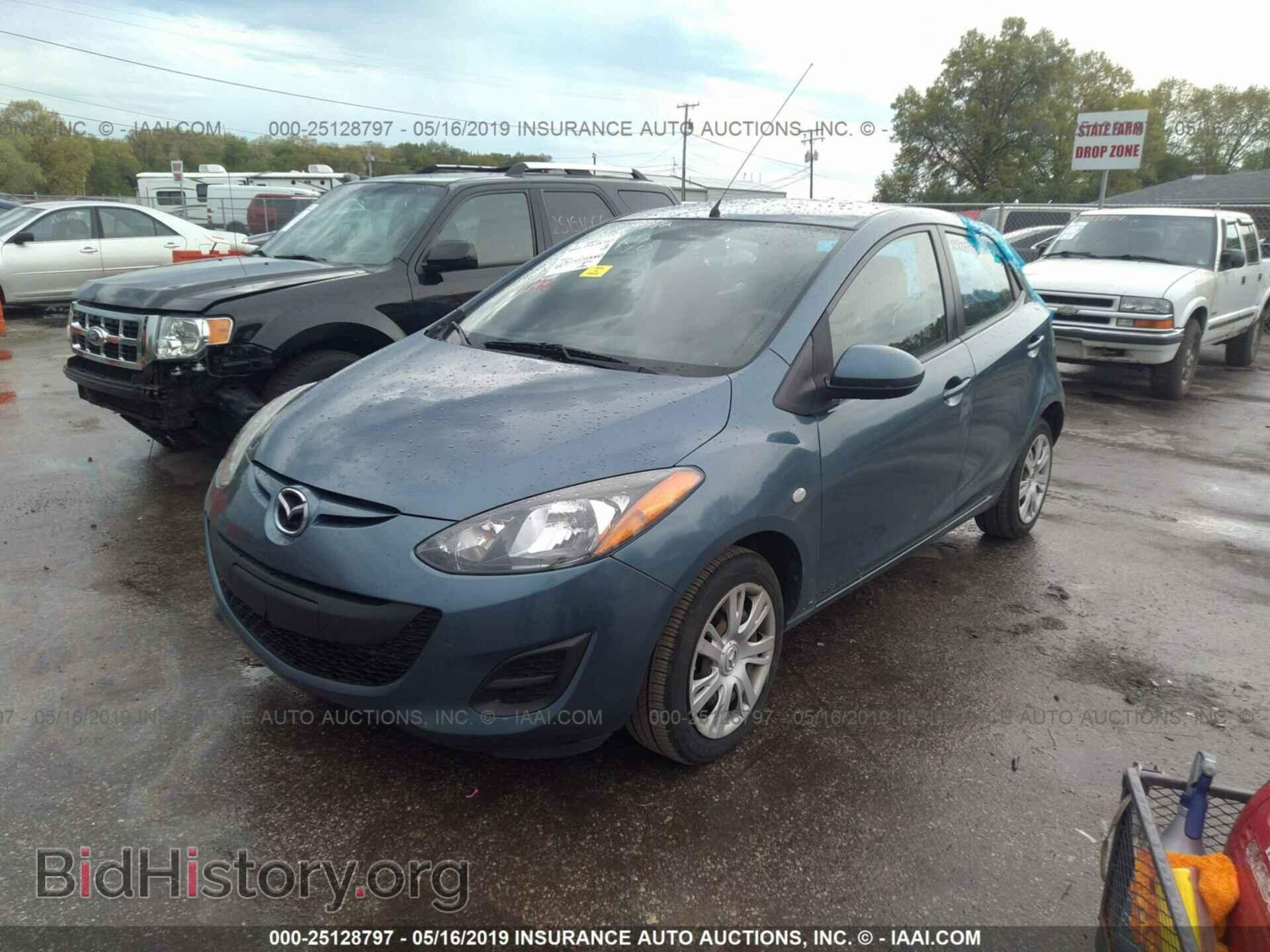 2014 MAZDA MAZDA2 - VIN: JM1DE1KY7E0172769 - Фото 2