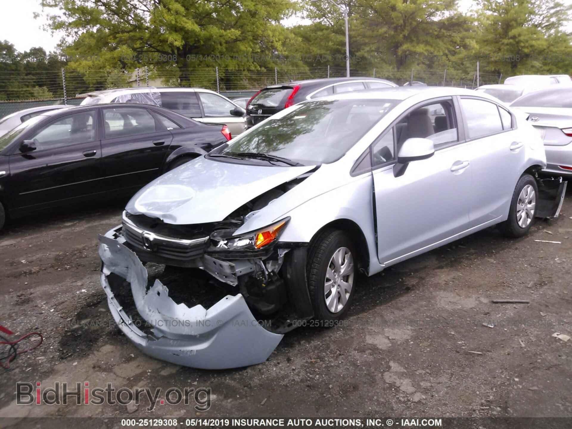 2012 HONDA CIVIC - VIN: 19XFB2F53CE330651 - Фото 2