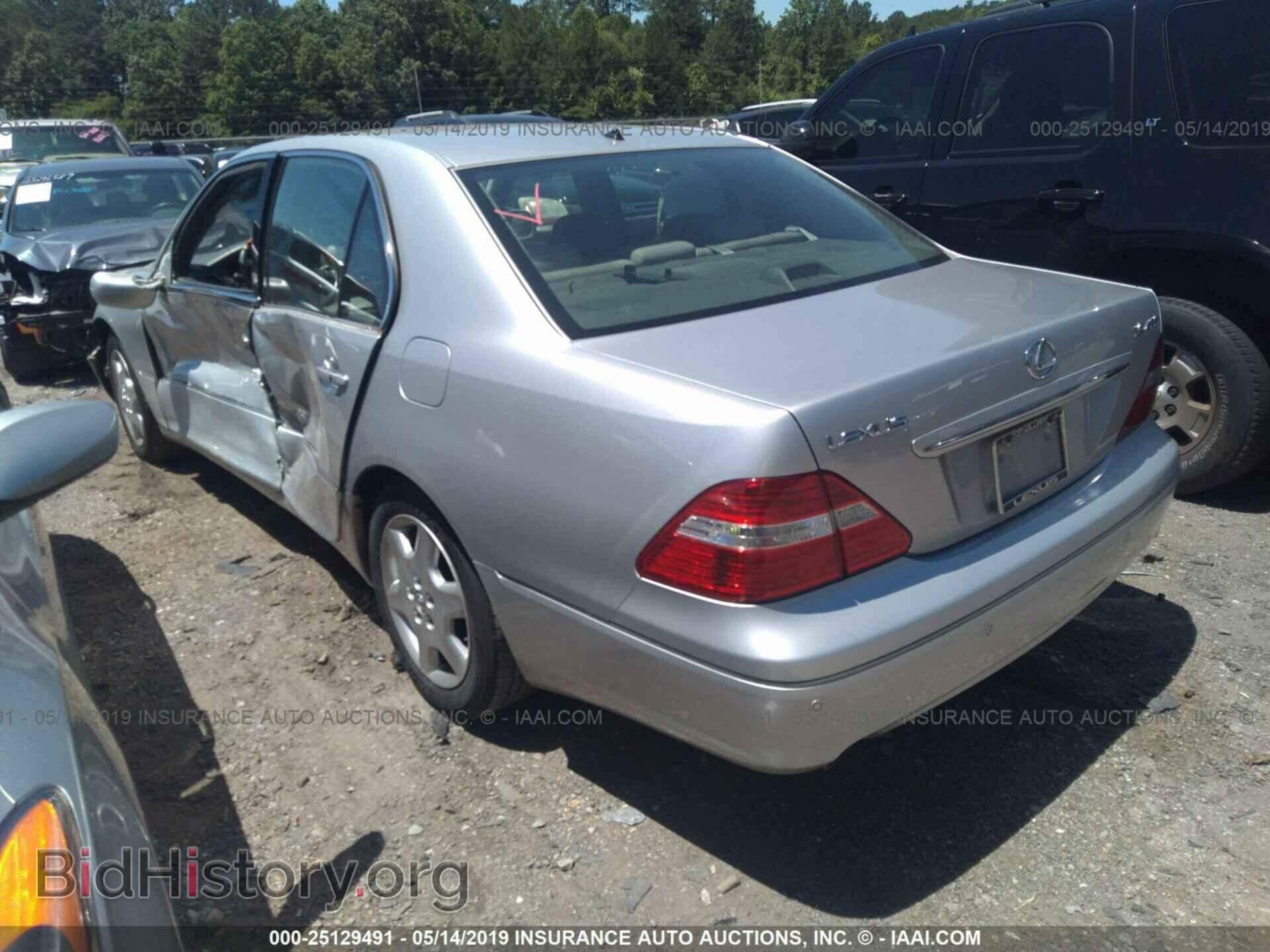2004 LEXUS LS - VIN: JTHBN36F640138184 - Фото 3