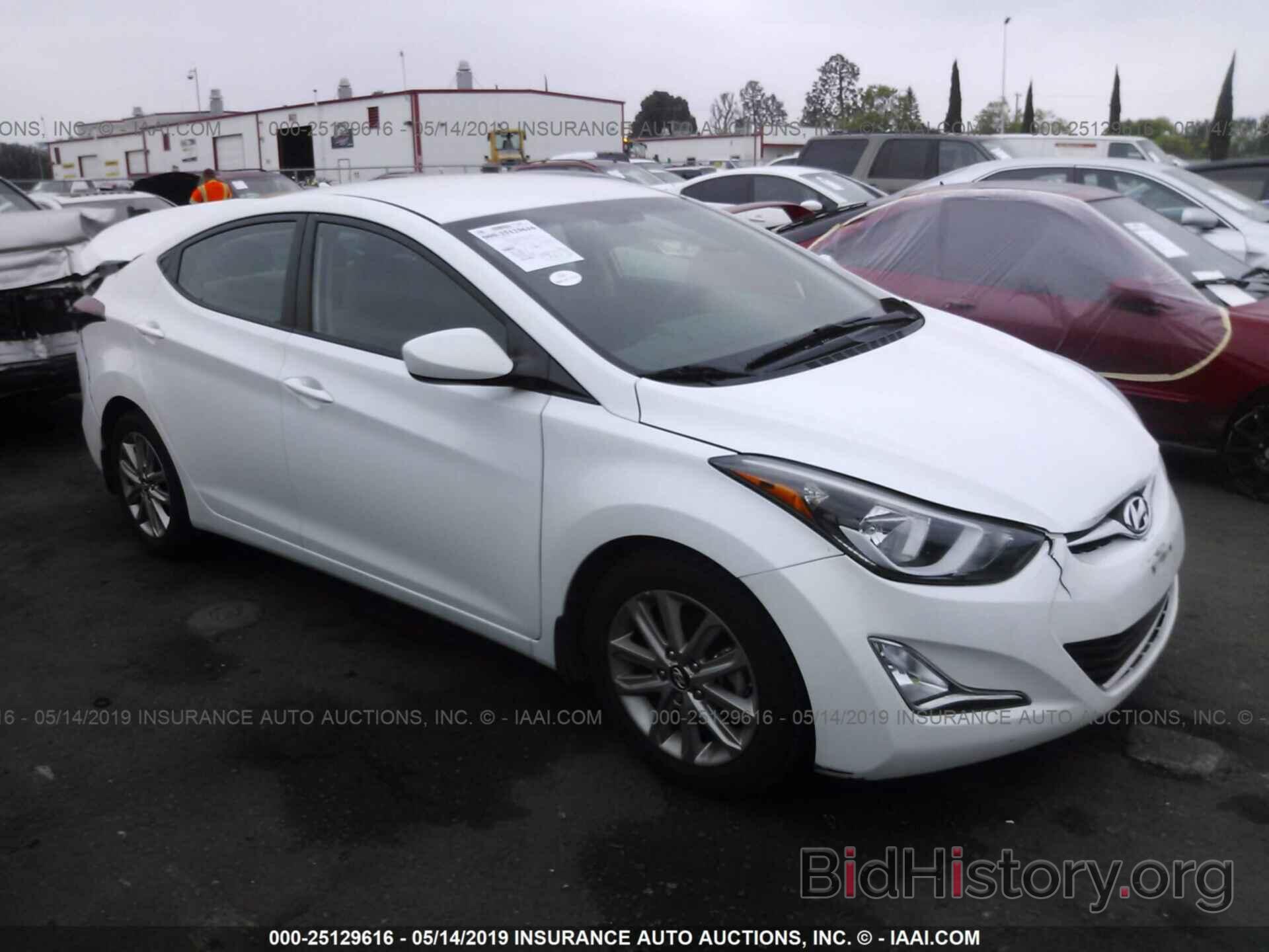 Photo 5NPDH4AE9GH670543 - HYUNDAI ELANTRA 2016