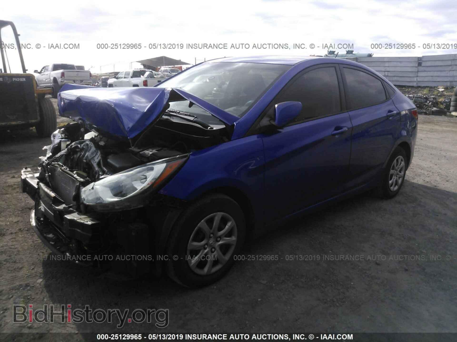 2014 HYUNDAI ACCENT - VIN: KMHCT4AE9EU622405 - Фото 2