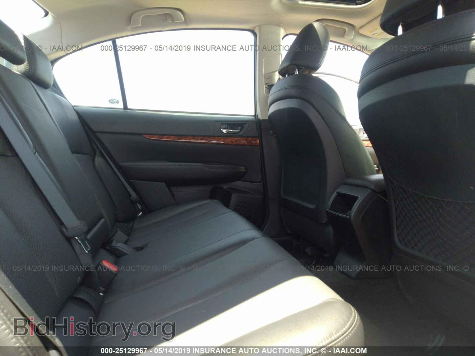 2012 SUBARU LEGACY - VIN: 4S3BMBL65C3017789 - Фото 8