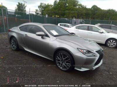 2015 Lexus RC 350, silver — VIN JTHSE5BC9F5000202, IAAI
