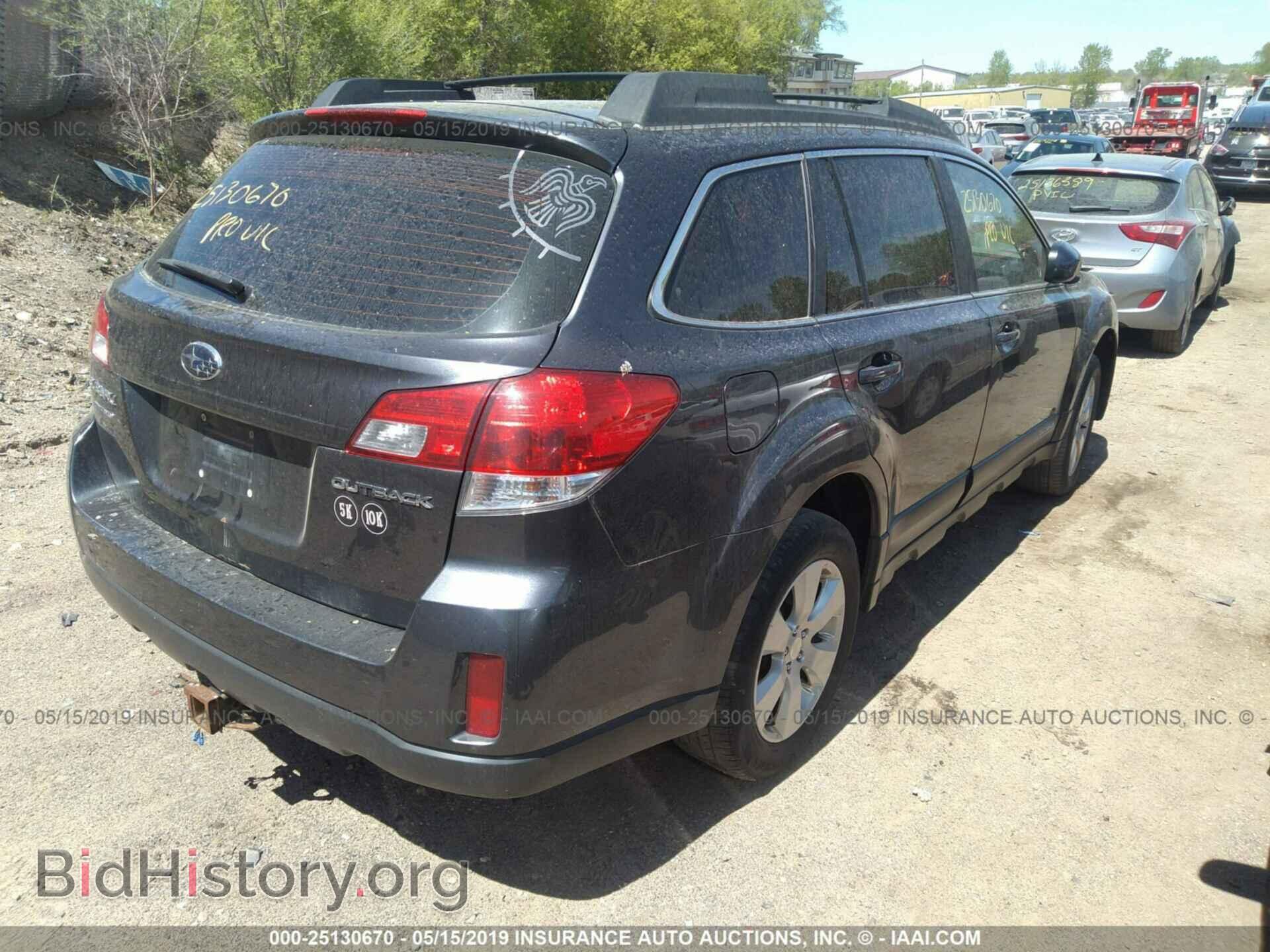 2012 SUBARU OUTBACK - VIN: 4S4BRCAC9C3291427 - Фото 4