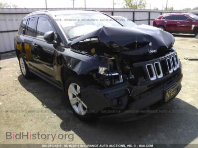 2012 Jeep COMPASS Sport, black — VIN 1C4NJCBA6CD542159, IAAI