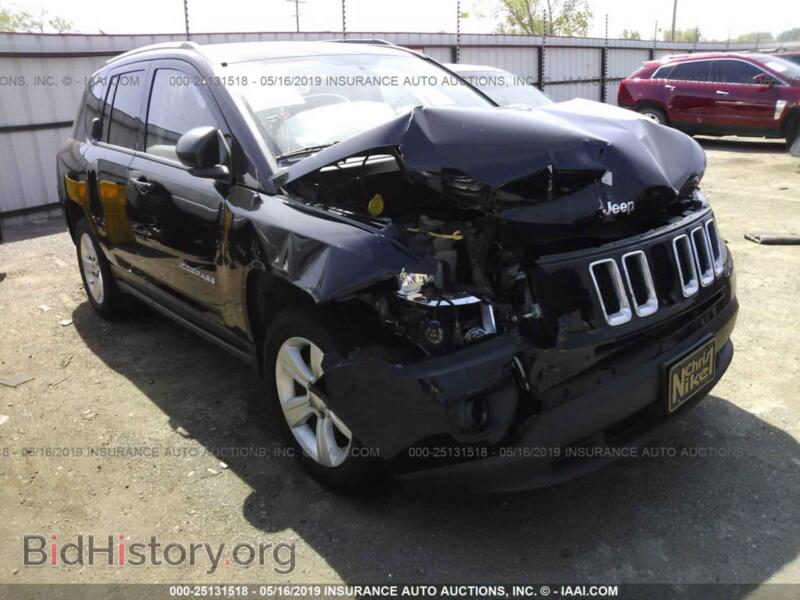 2012 Jeep COMPASS Sport (VIN 1C4NJCBA6CD542159) — photo 1 of 10, IAAI, damage: front end