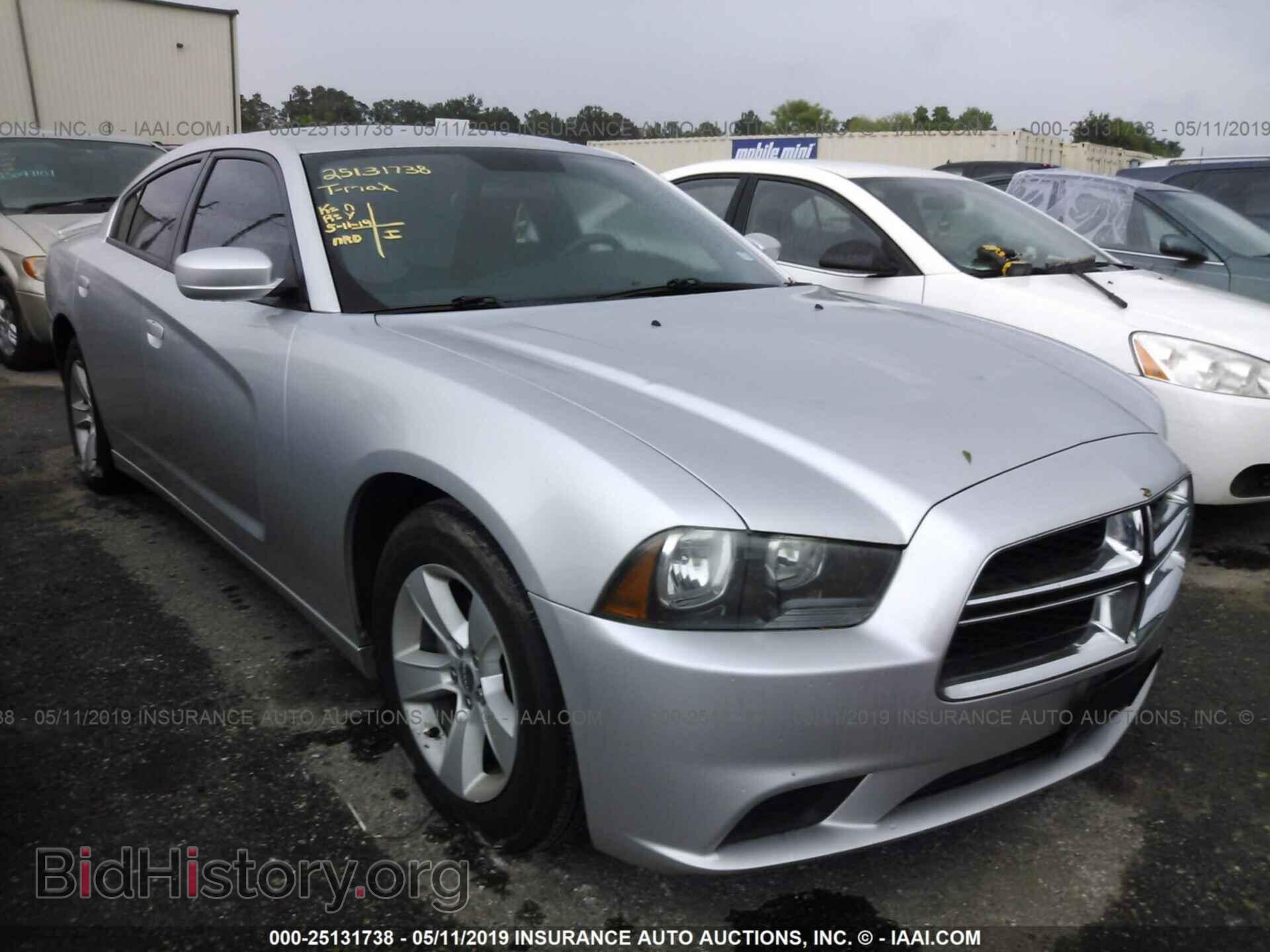 Photo 2C3CDXBG1CH228663 - DODGE CHARGER 2012